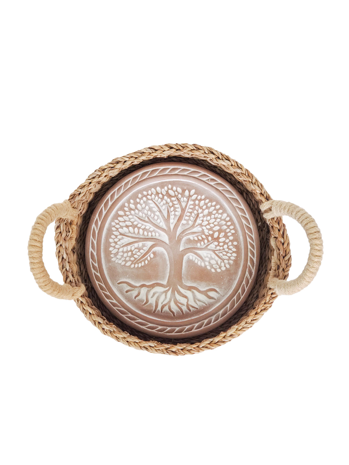 Bread Warmer & Basket - Tree of Life Round-3