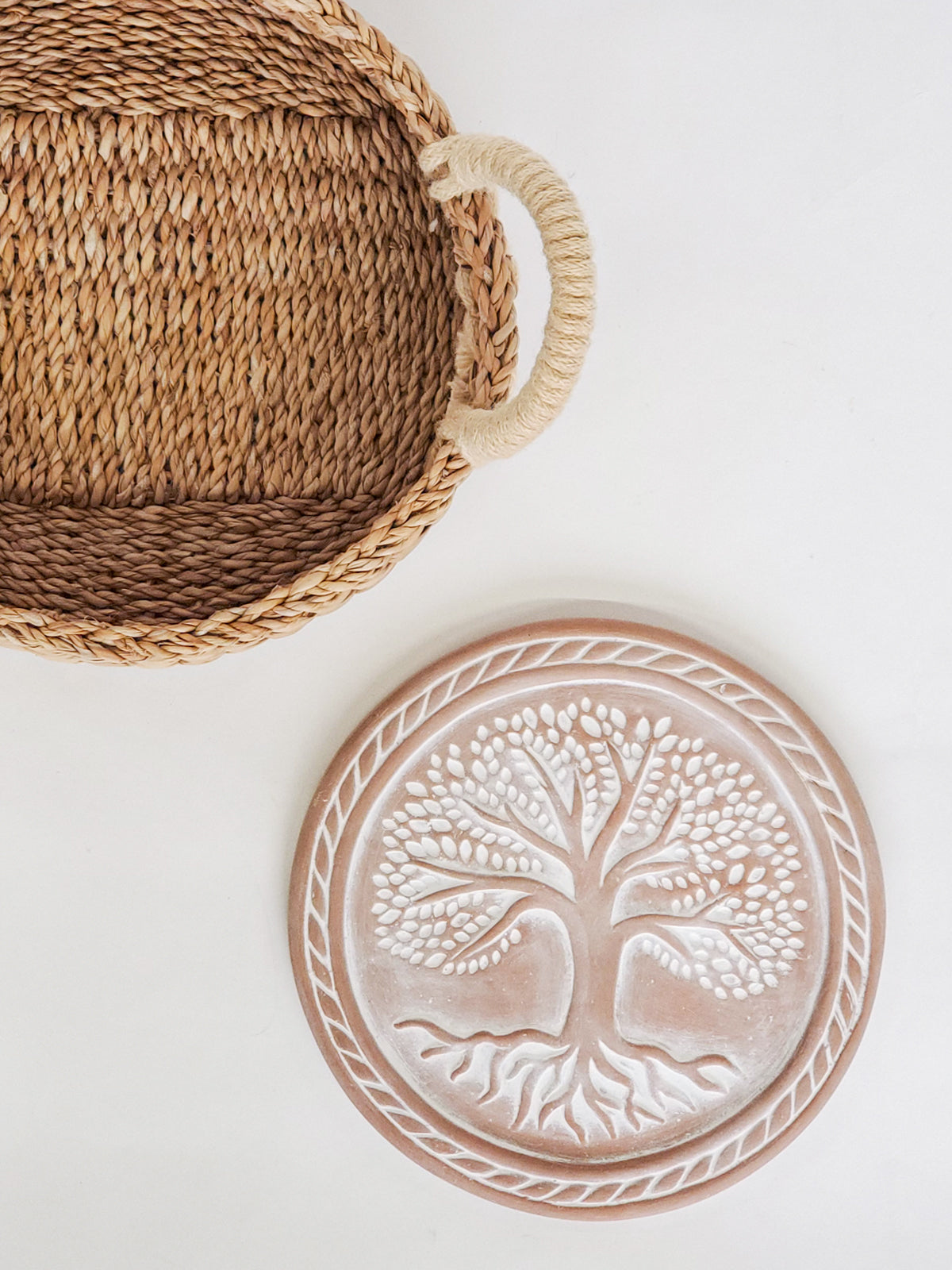 Bread Warmer & Basket - Tree of Life Round-2