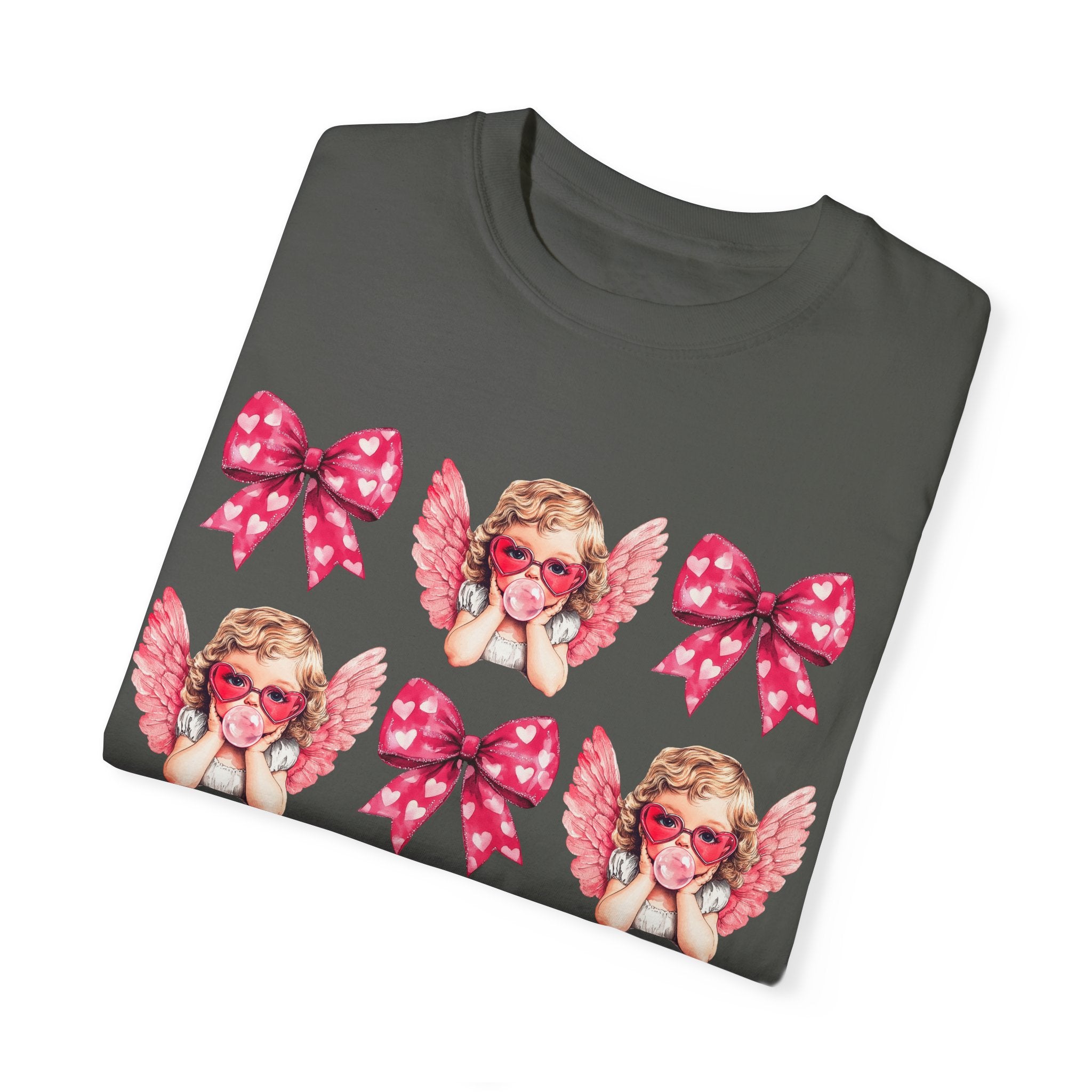 Cupid Coquette Bow T-Shirt, Valentine&