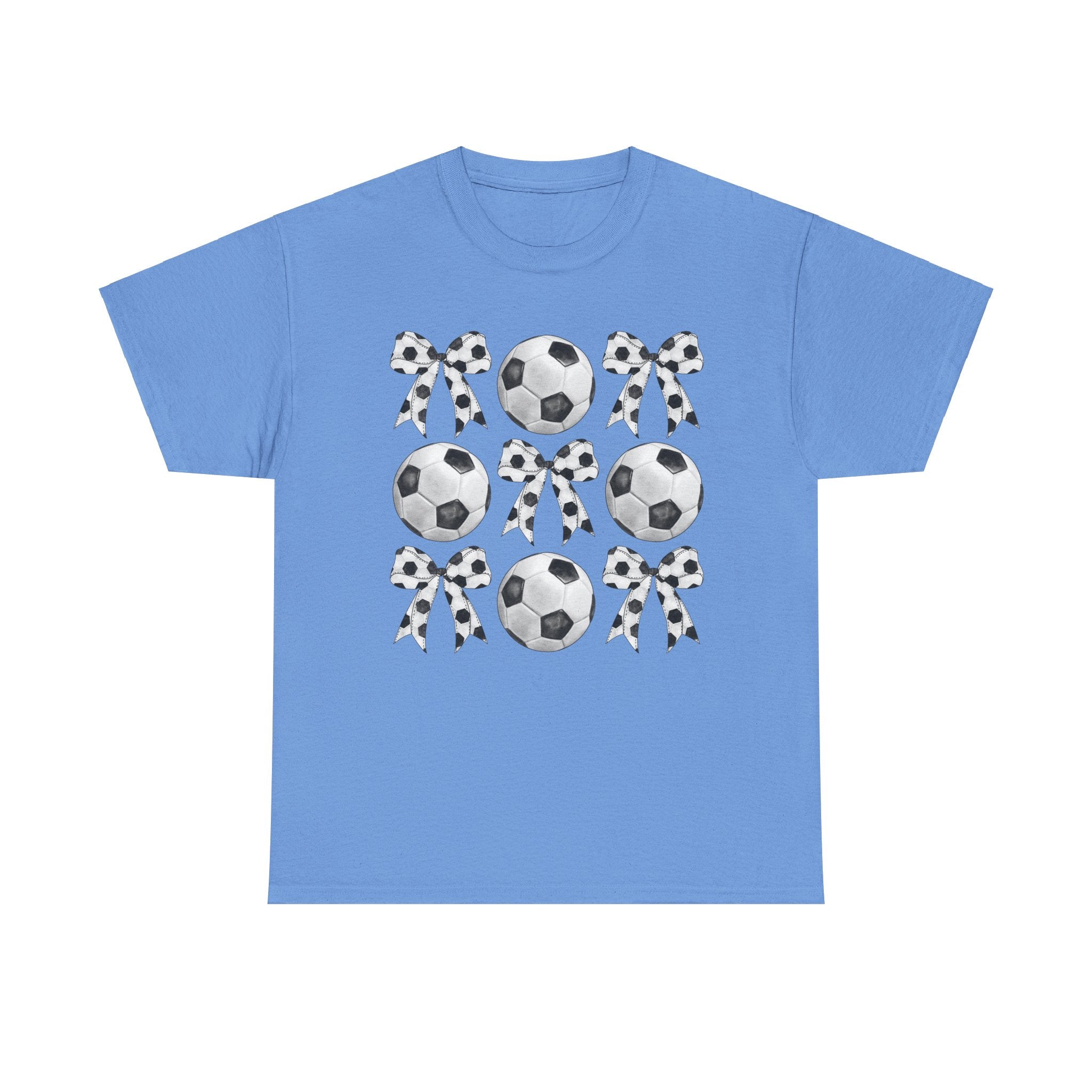 Soccer T-Shirt, Coquette Bow Tee, Soccer Mom Shirt for Women