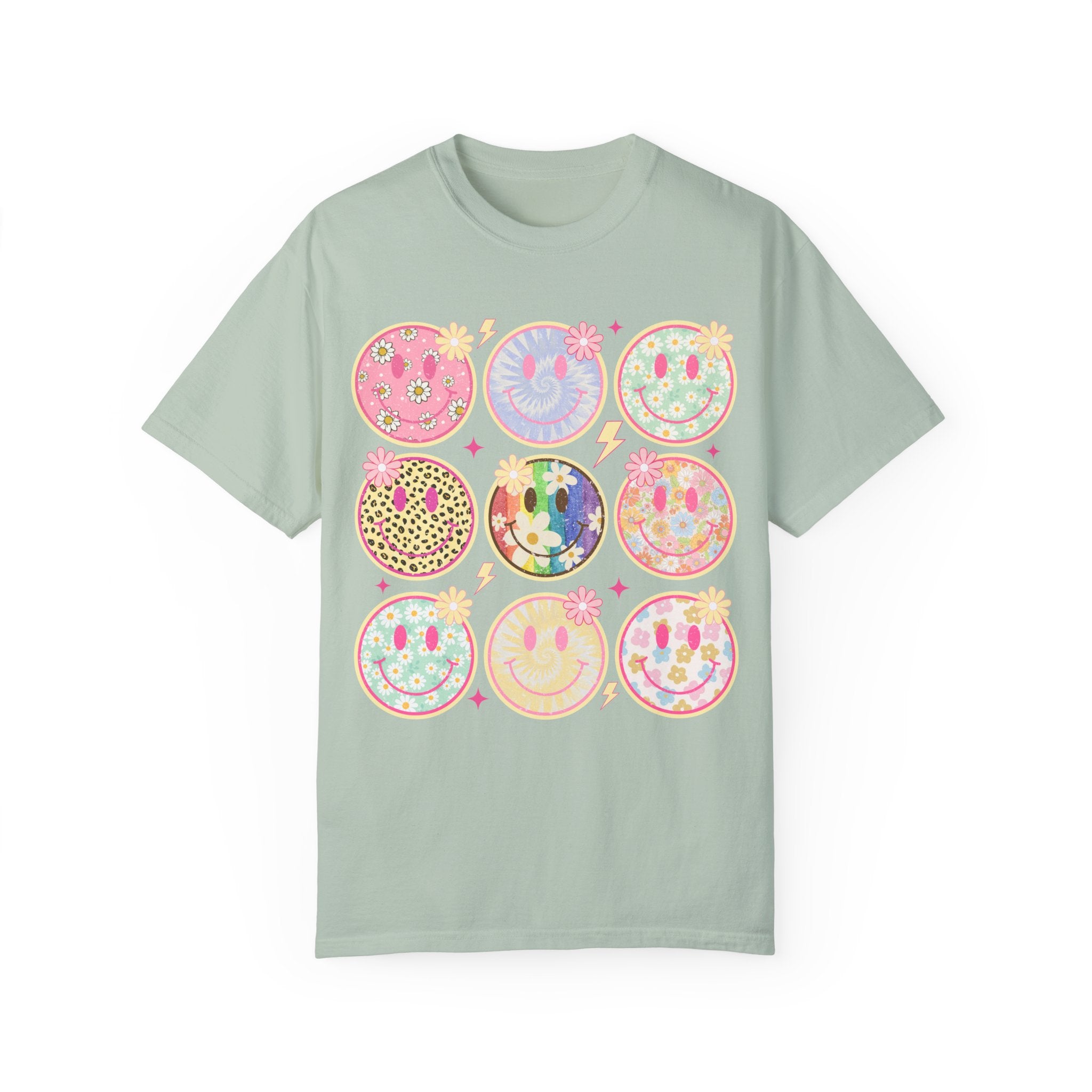 Smiley Face Tee, Happy Face T-Shirt, Positive Smile Top