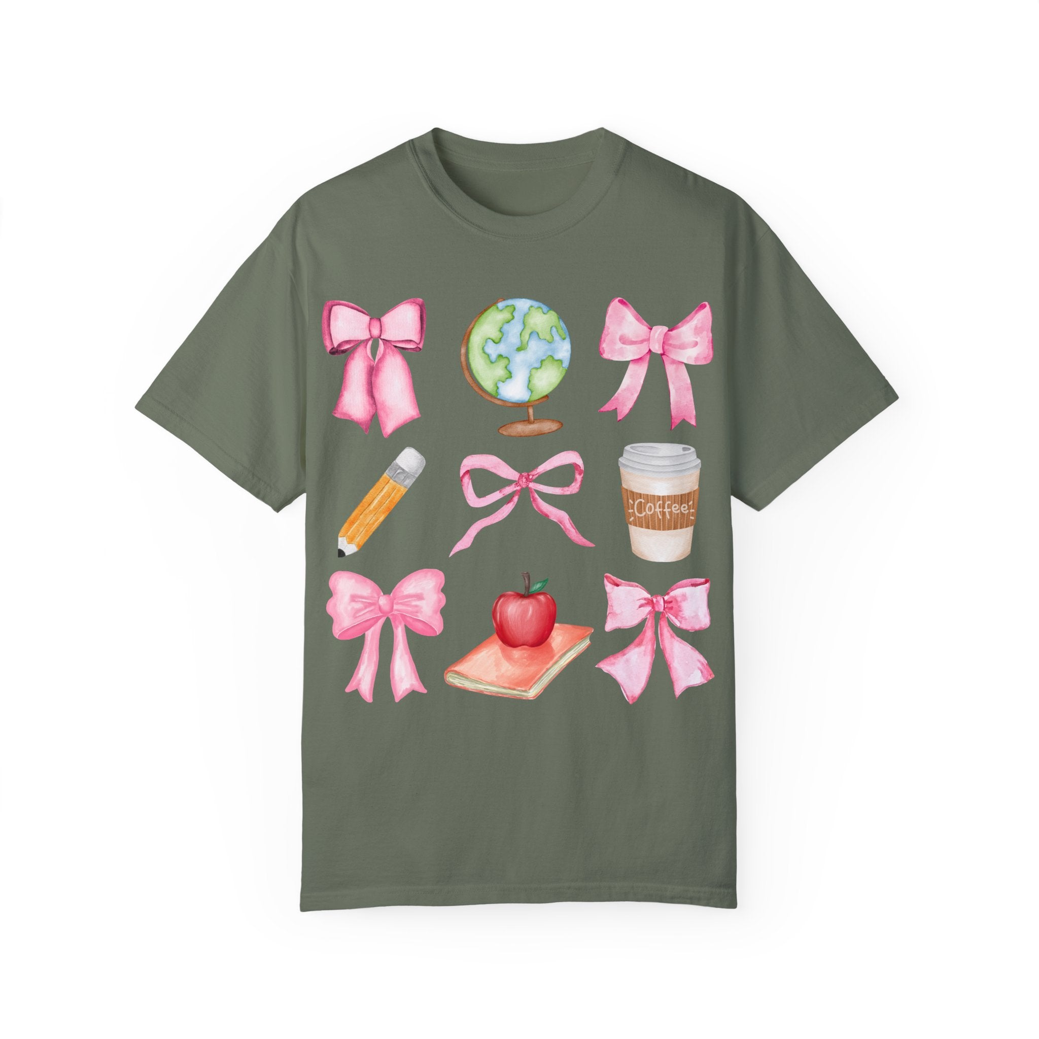 Coquette Bow T-Shirt for Teachers, Teacher Tee with Coquette Bows