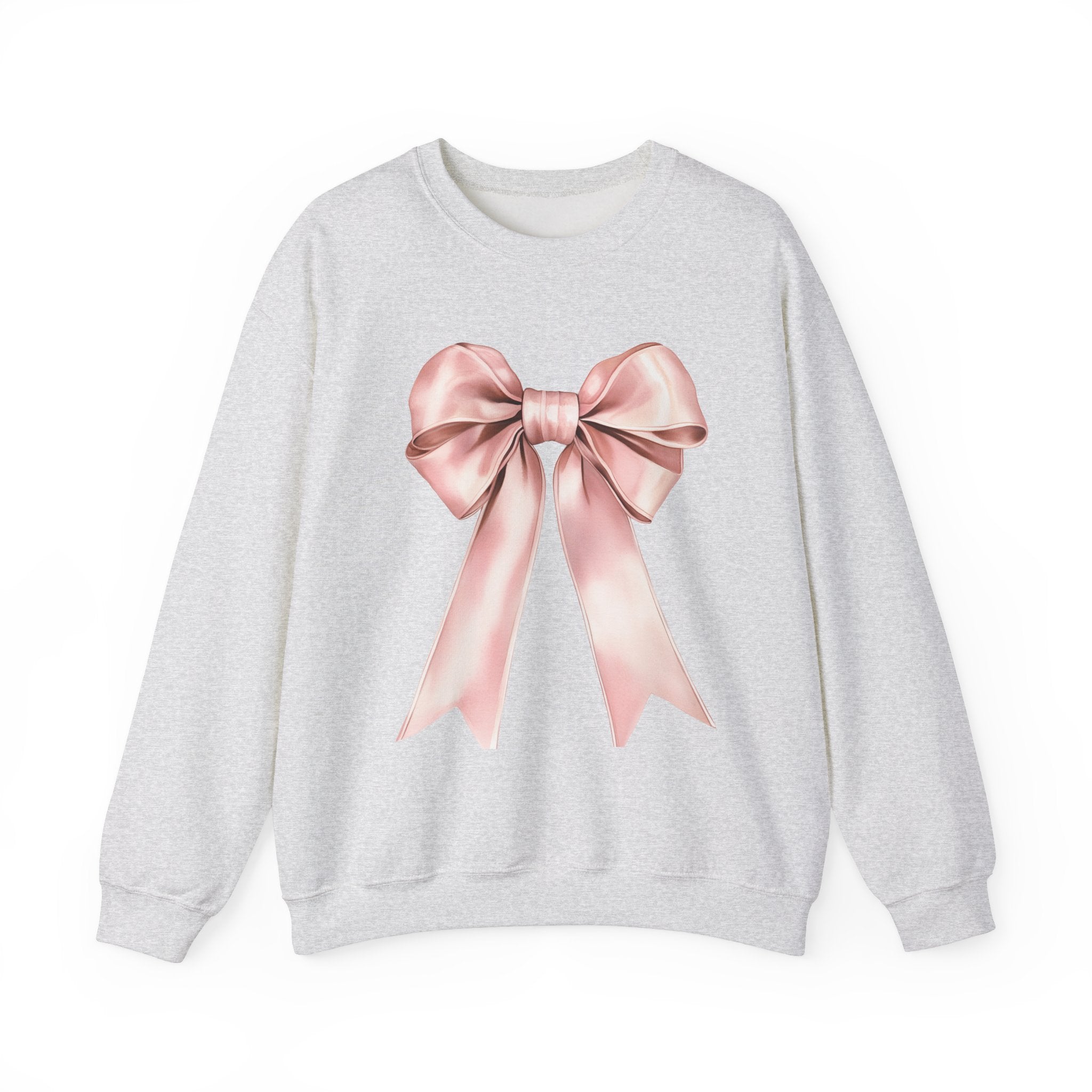 Light Pink Coquette Bow Sweatshirt