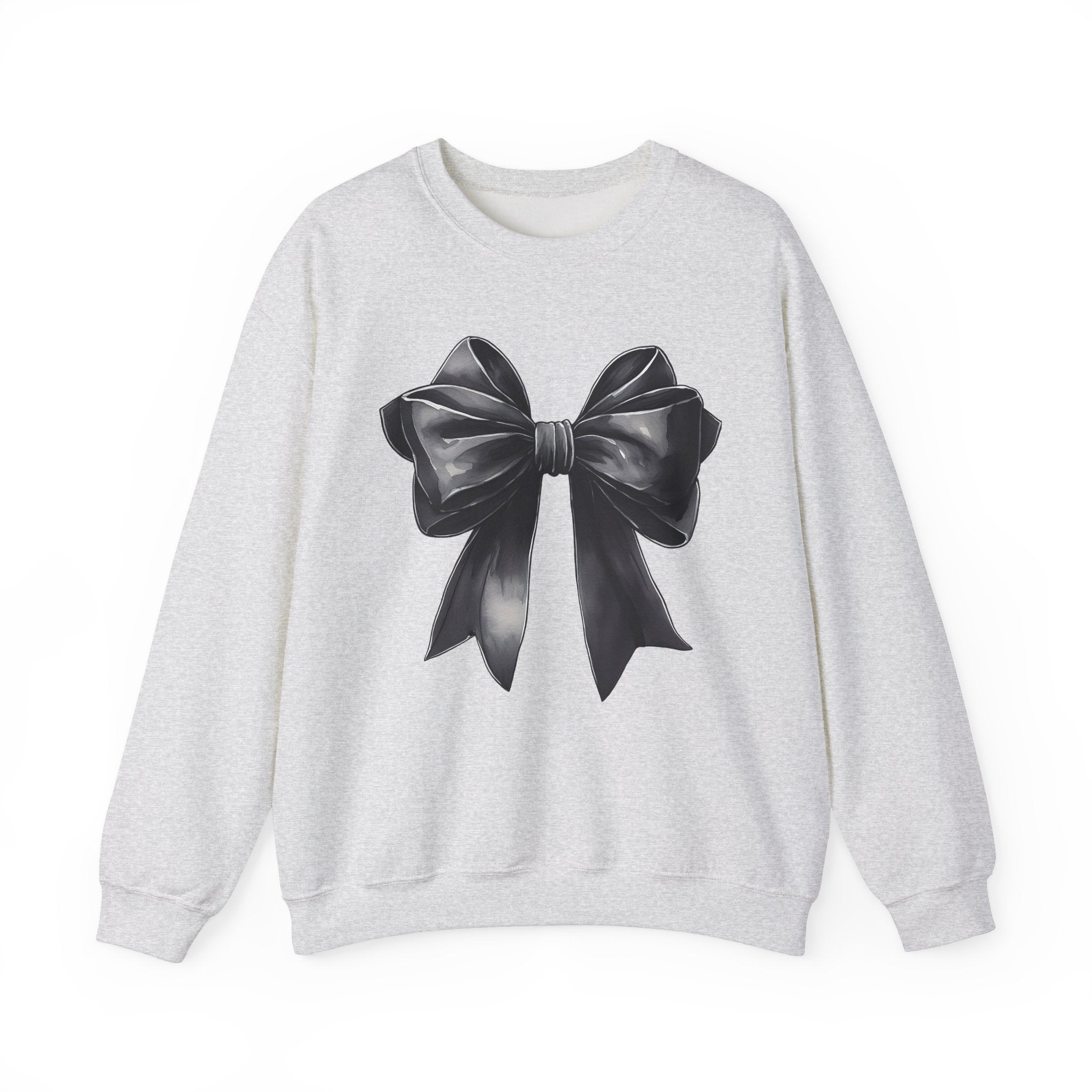 Black Coquette Bow Sweatshirt