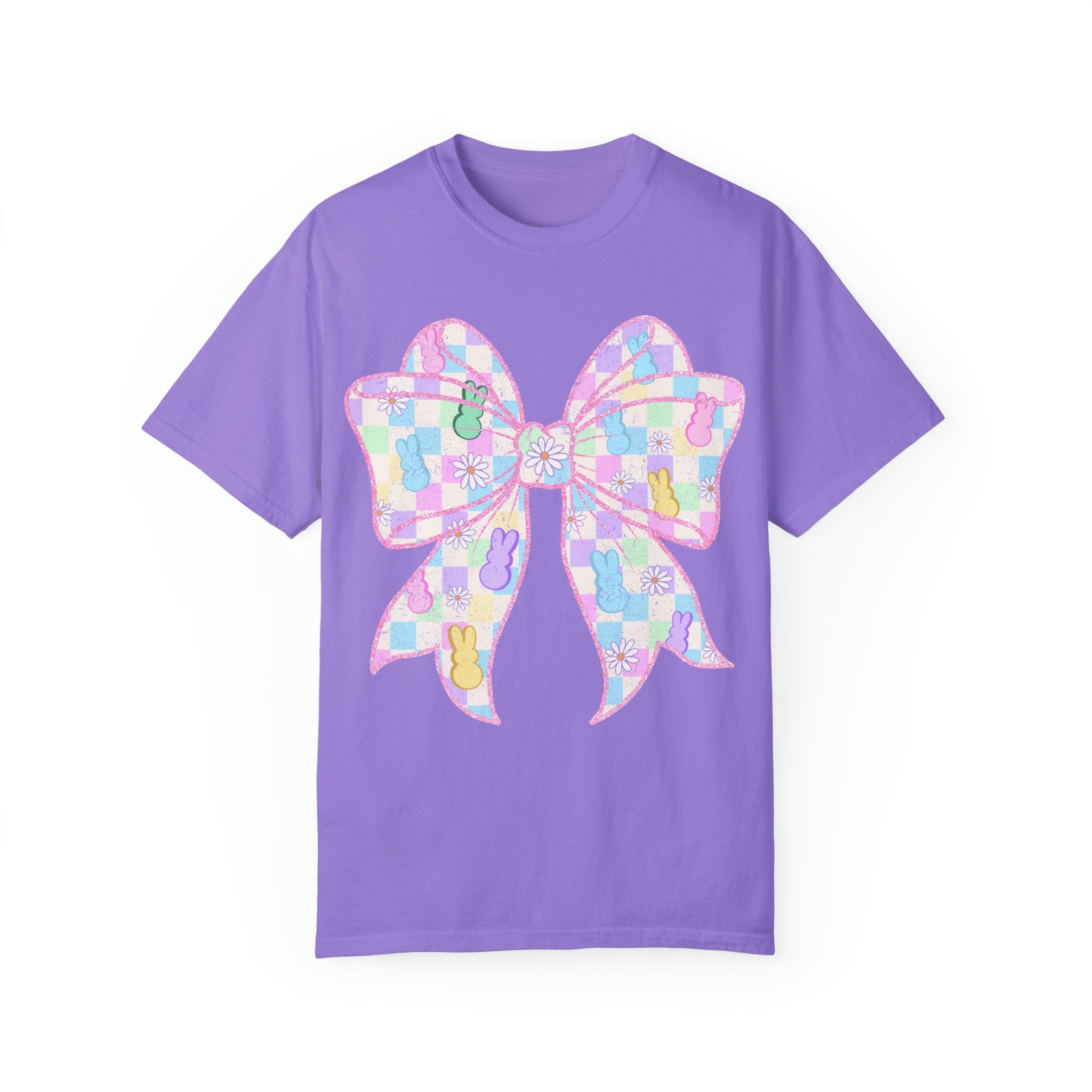 Easter T-Shirt, Bunny Tee, Coquette Bow T-Shirt for Easter