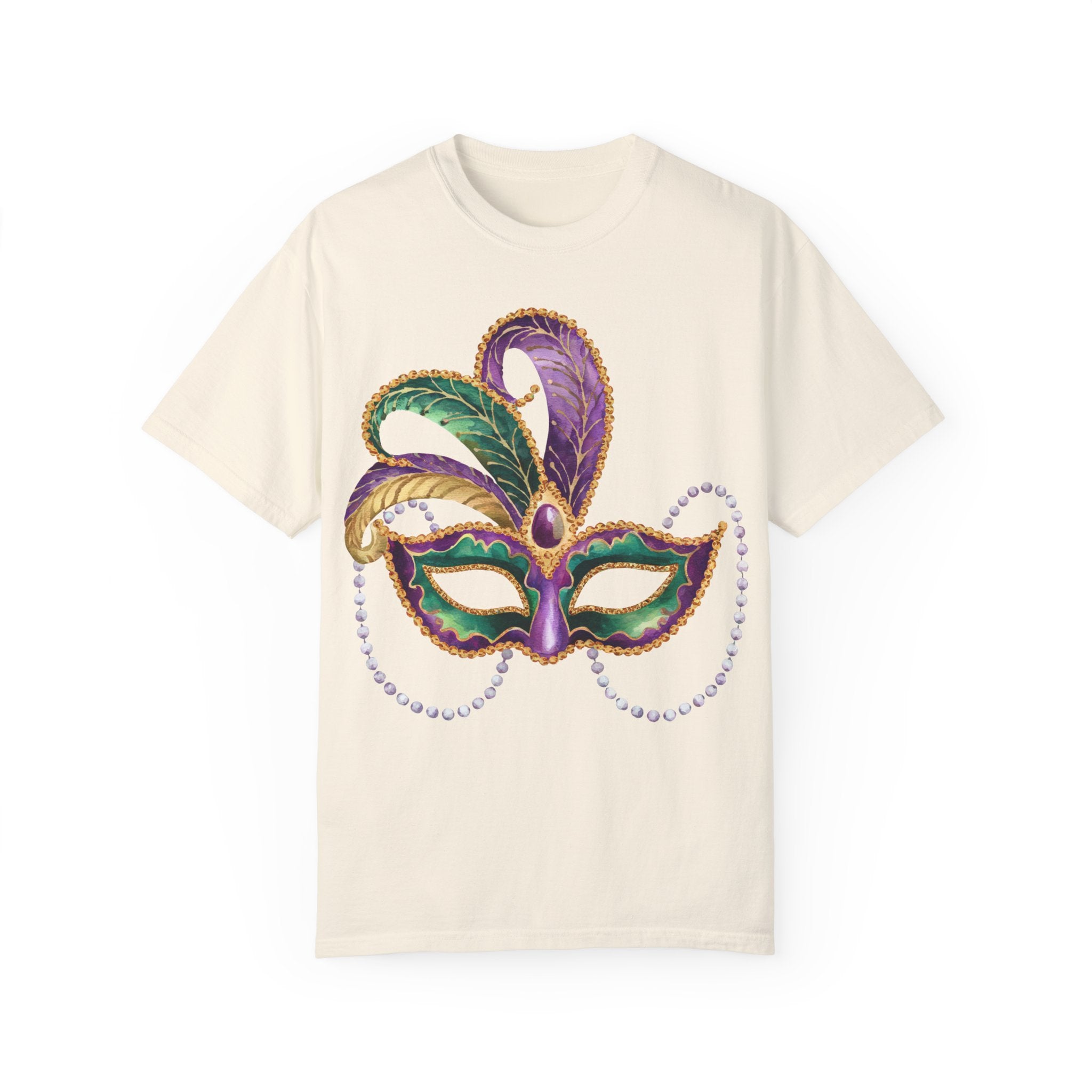 Mardi Gras Mask T-Shirt, Maskarade Tee, Fat Tuesday Women&
