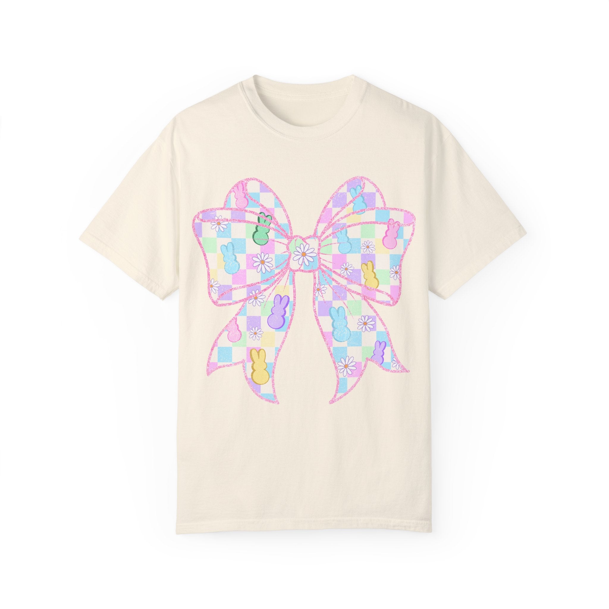 Easter T-Shirt, Bunny Tee, Coquette Bow T-Shirt for Easter