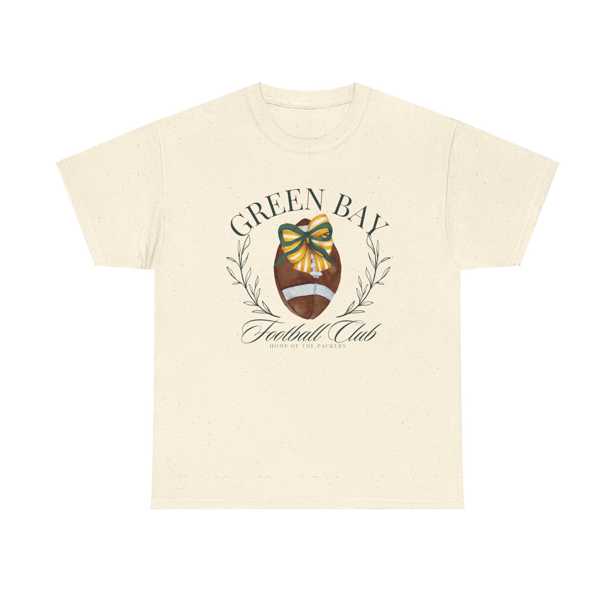 Football T-Shirt, Green Bay Social Club Football Tee