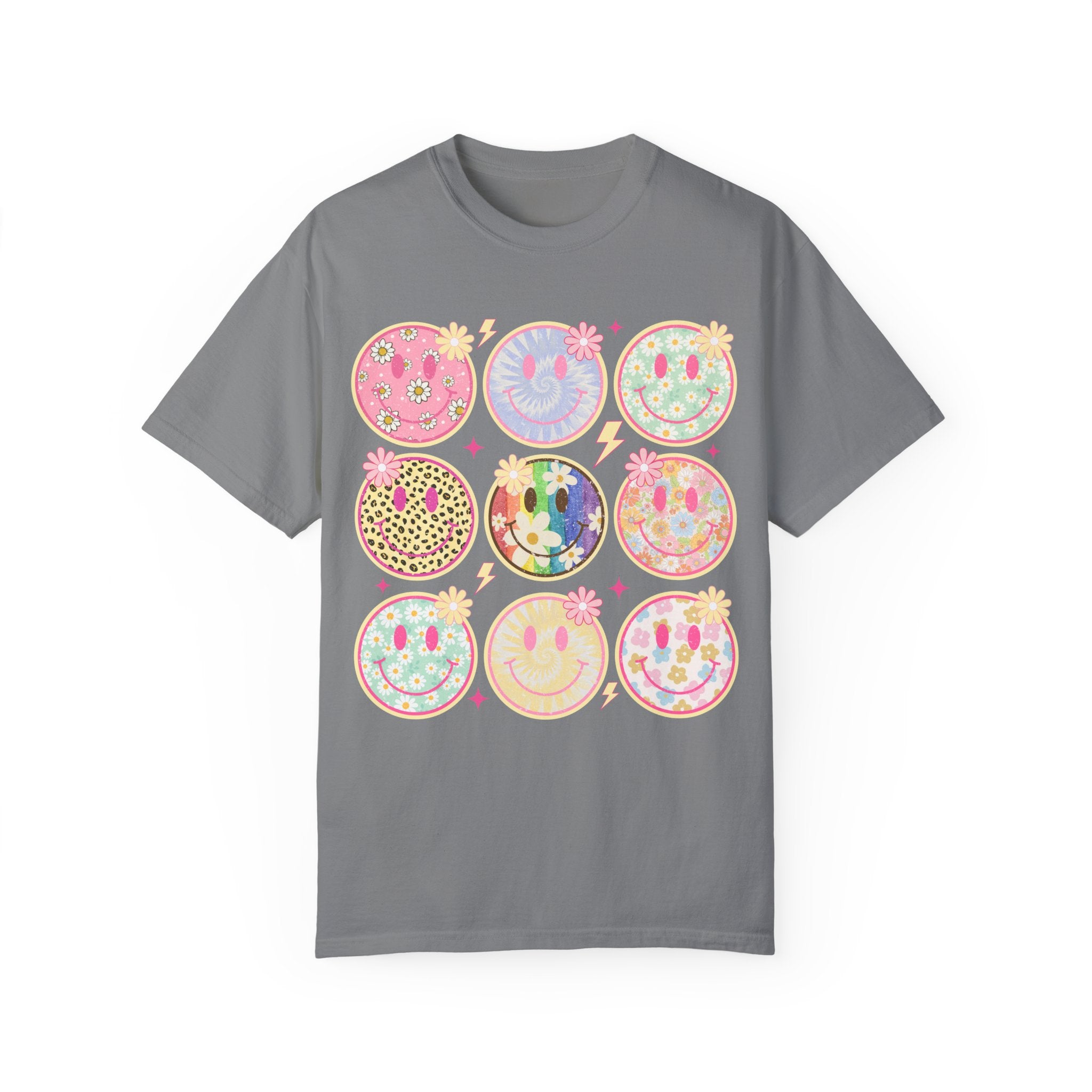 Smiley Face Tee, Happy Face T-Shirt, Positive Smile Top