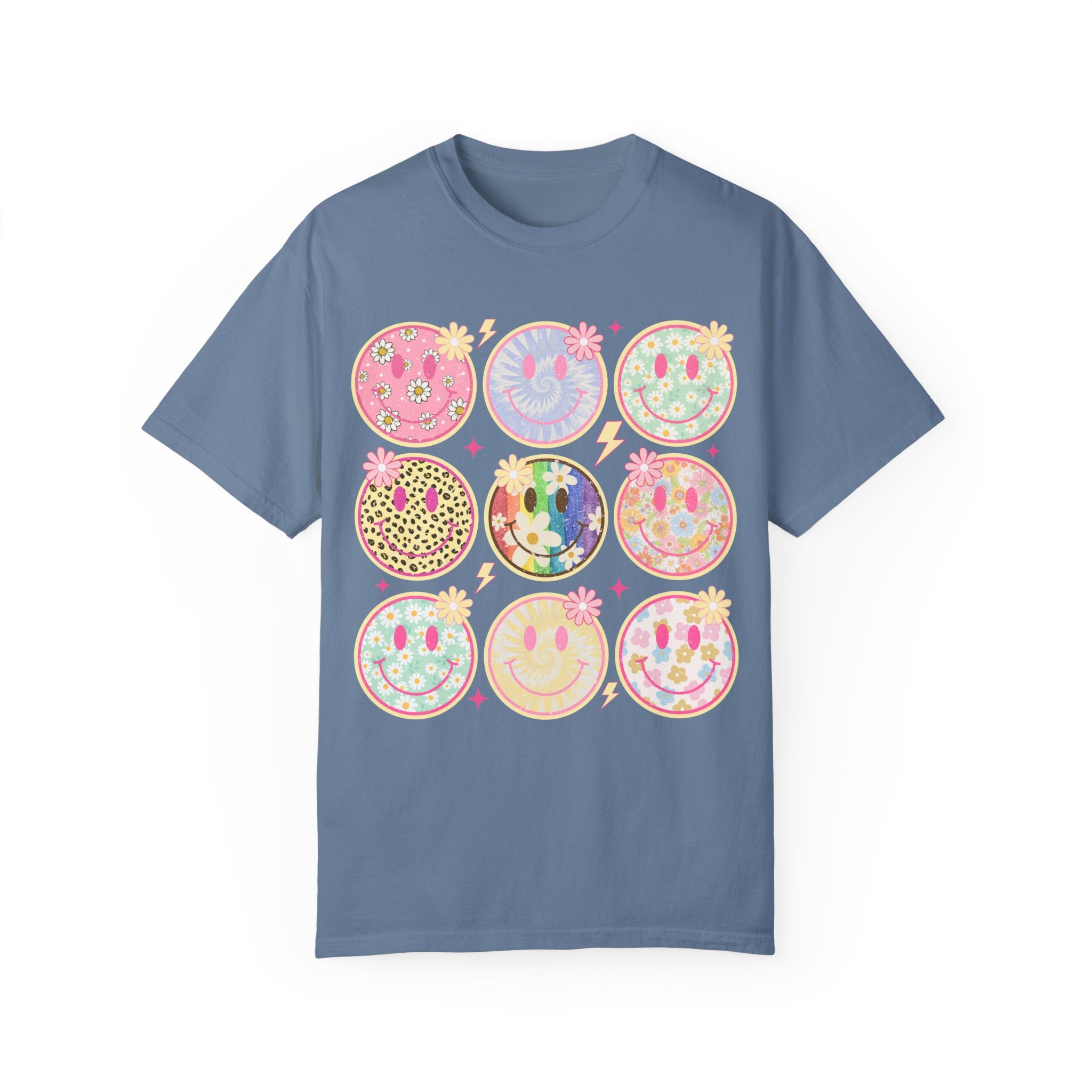 Smiley Face Tee, Happy Face T-Shirt, Positive Smile Top