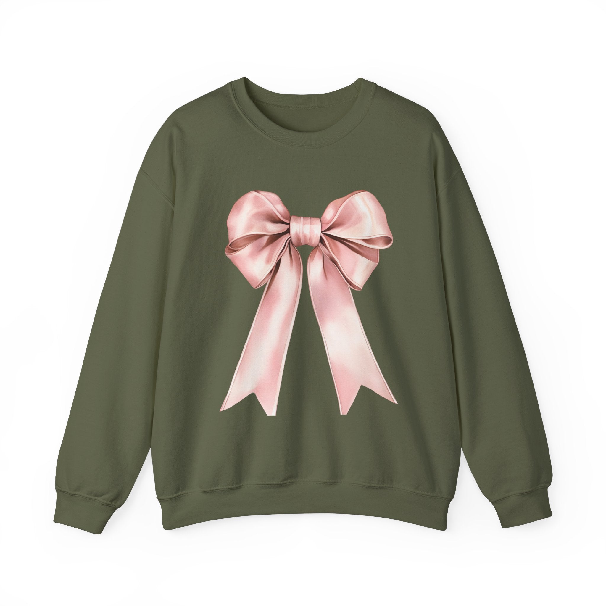 Light Pink Coquette Bow Sweatshirt