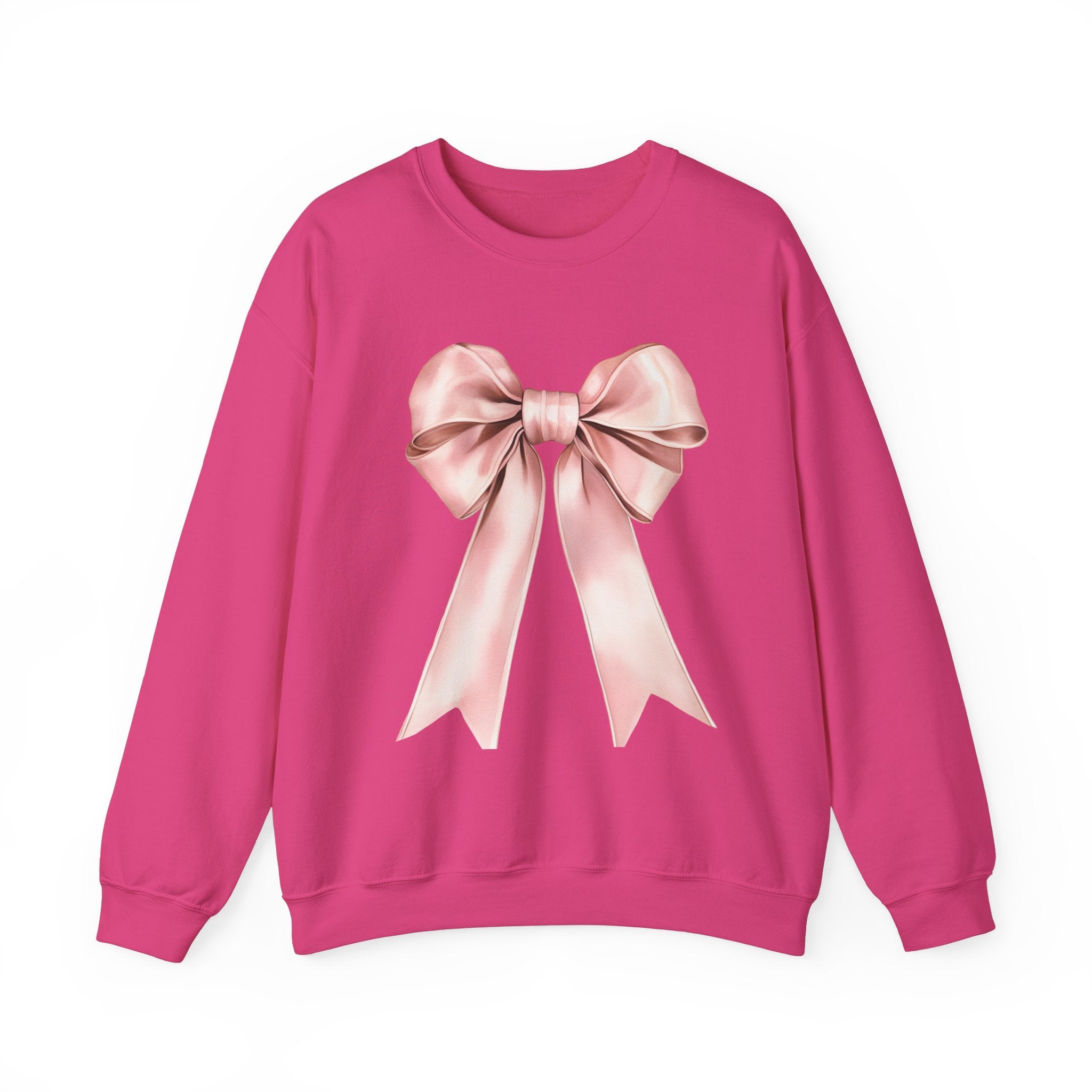 Light Pink Coquette Bow Sweatshirt