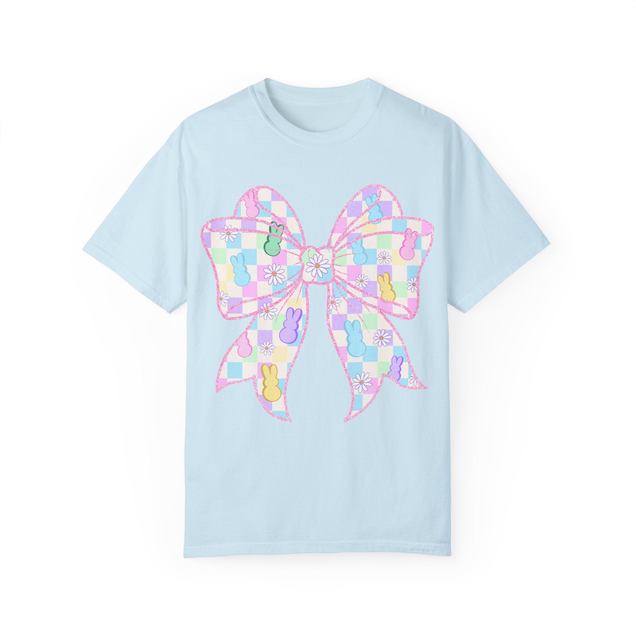Easter T-Shirt, Bunny Tee, Coquette Bow T-Shirt for Easter