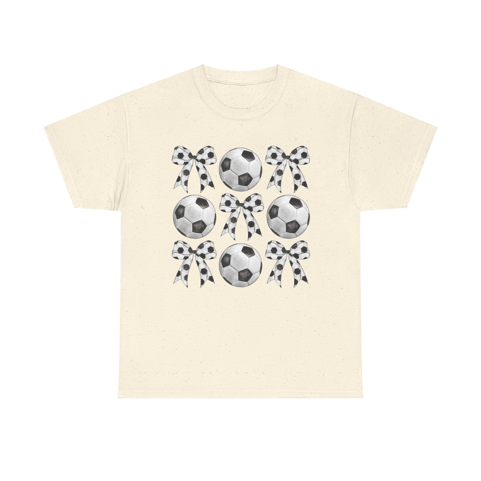 Soccer T-Shirt, Coquette Bow Tee, Soccer Mom Shirt for Women
