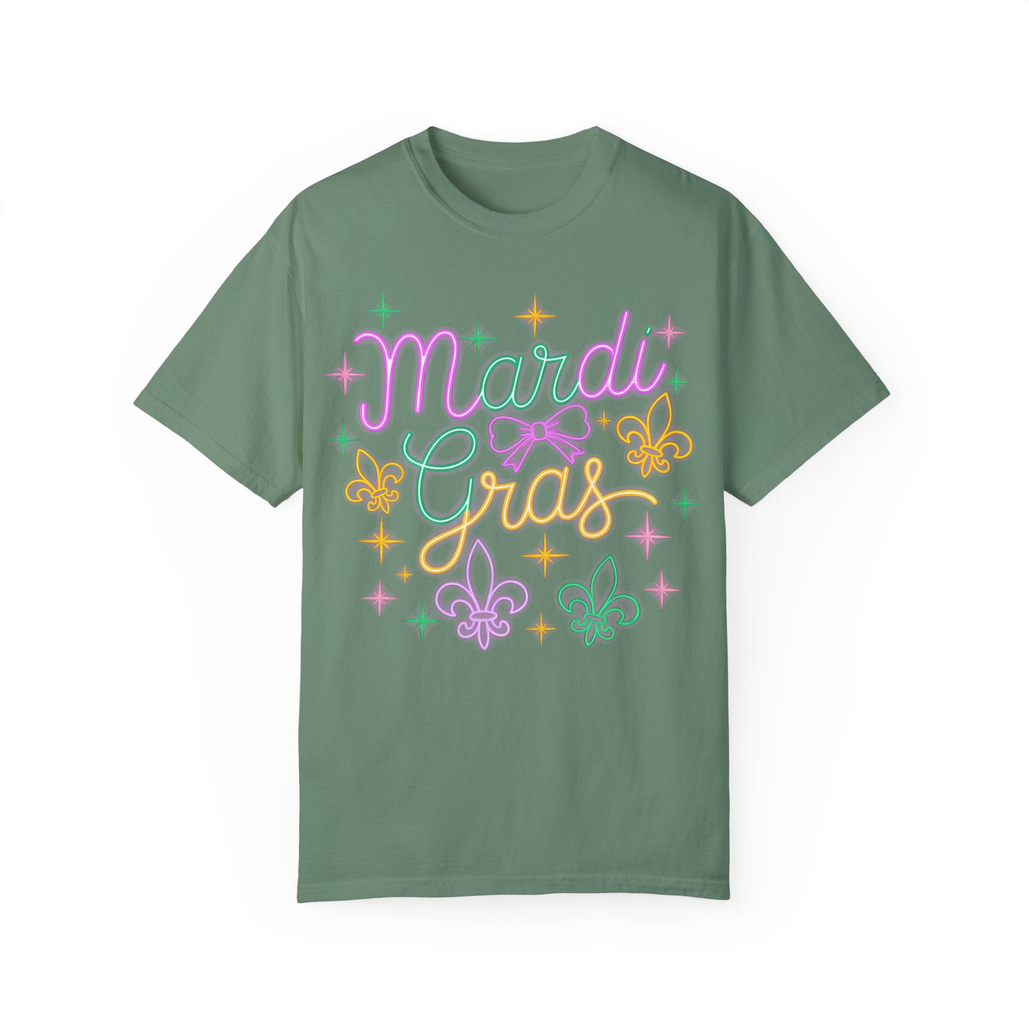 Mardi Gras T-Shirt, Fleur De Lis Tee, Fat Tuesday Women&