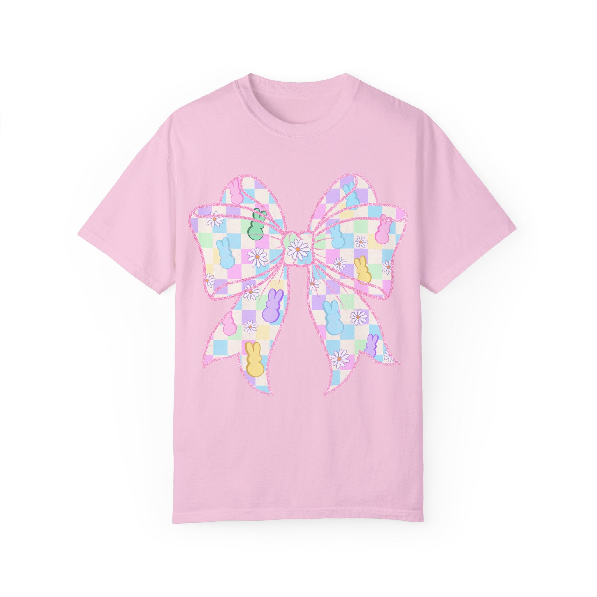 Easter T-Shirt, Bunny Tee, Coquette Bow T-Shirt for Easter