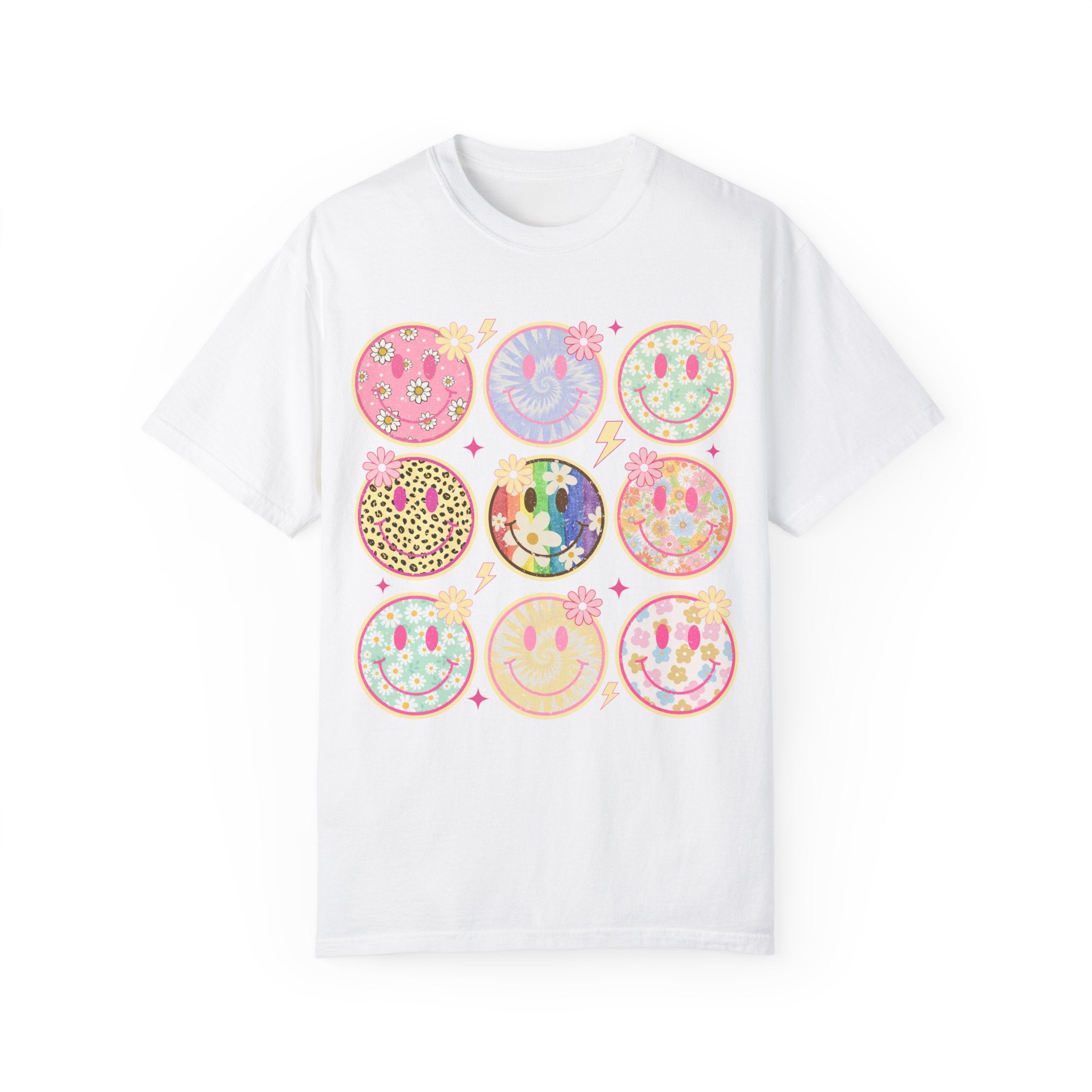 Smiley Face Tee, Happy Face T-Shirt, Positive Smile Top