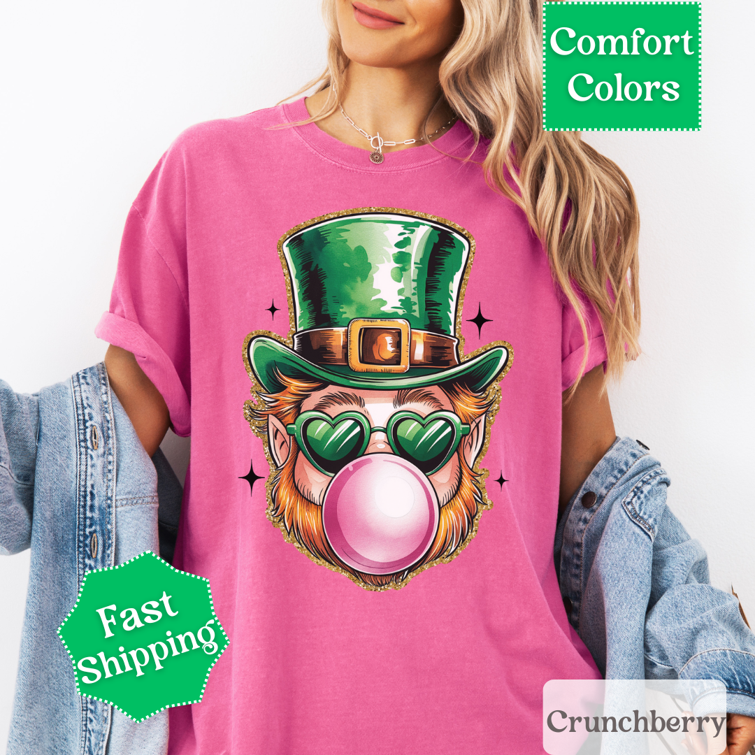 Leprechaun Bubble Gum T-Shirt, St. Patrick&