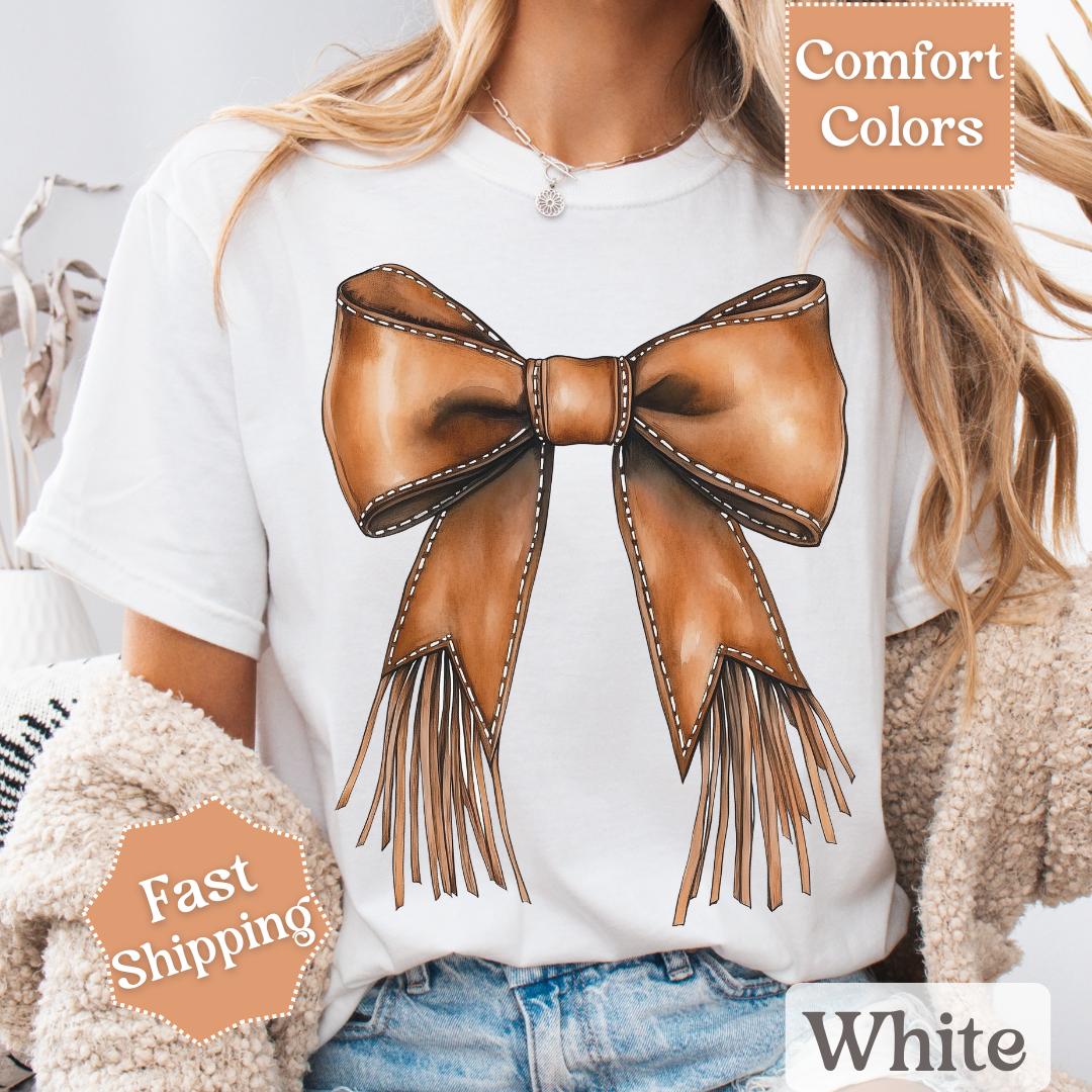 Cowgirl Coquette Bow T-shirt