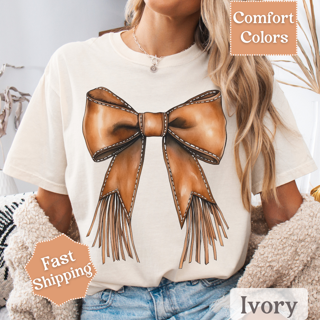 Cowgirl Coquette Bow T-shirt