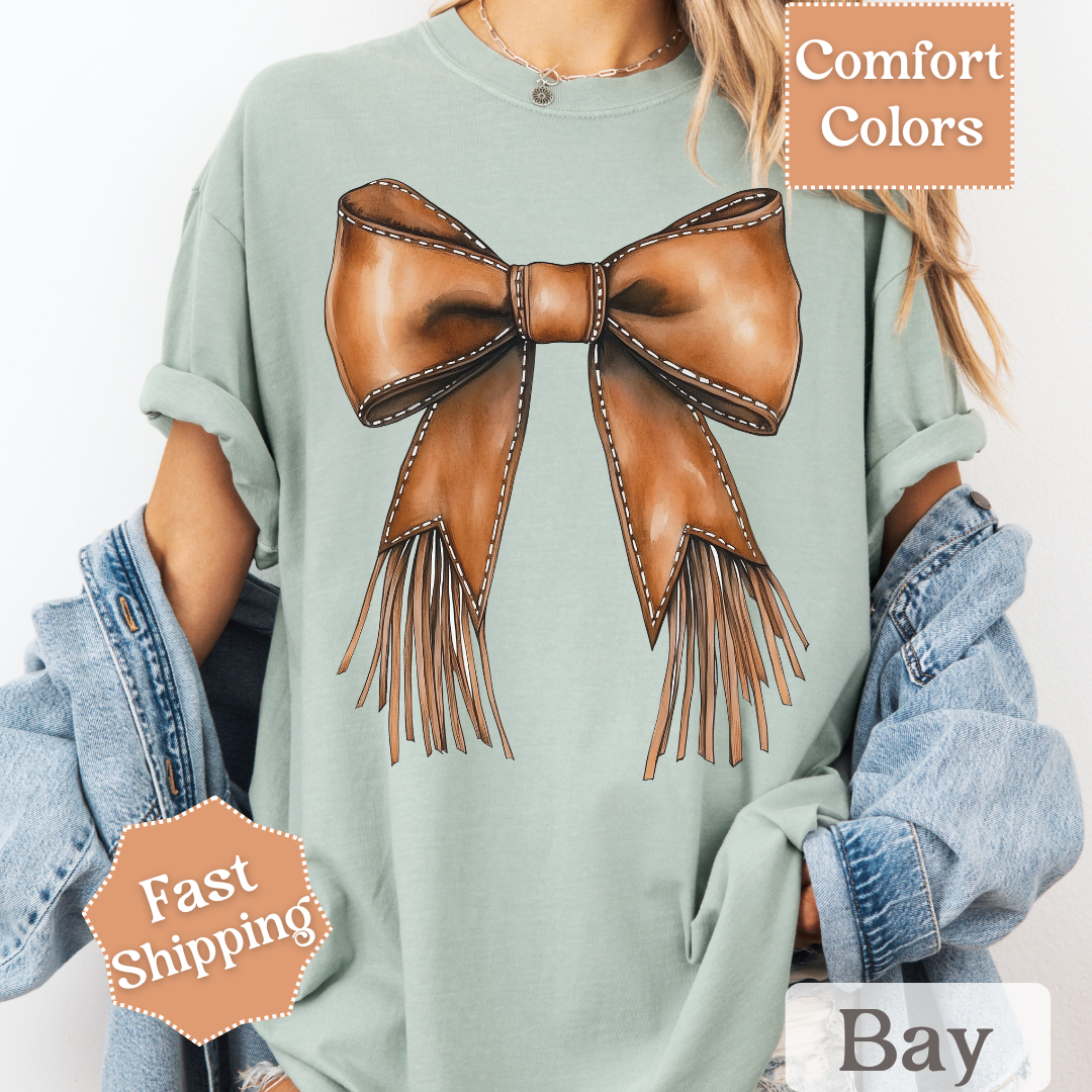 Cowgirl Coquette Bow T-shirt