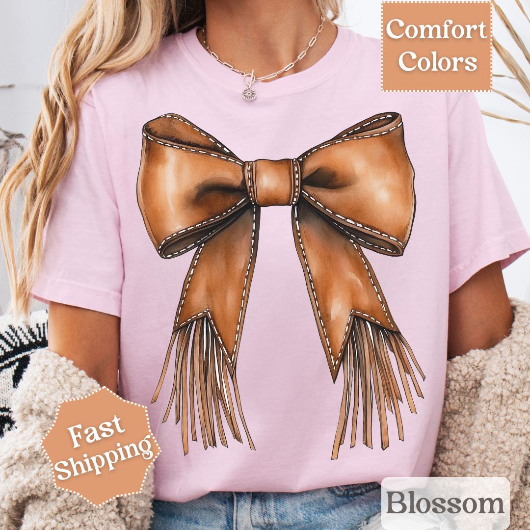 Cowgirl Coquette Bow T-shirt