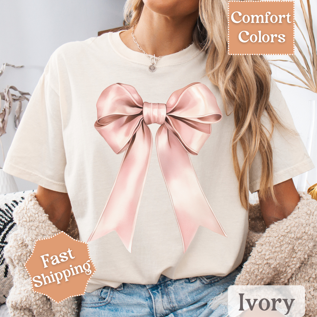 Pink Coquette Bow T-shirt