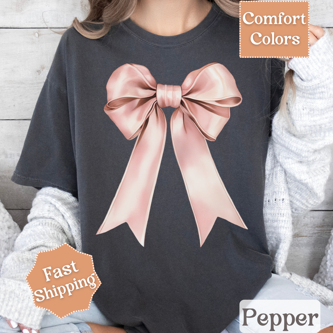 Pink Coquette Bow T-shirt
