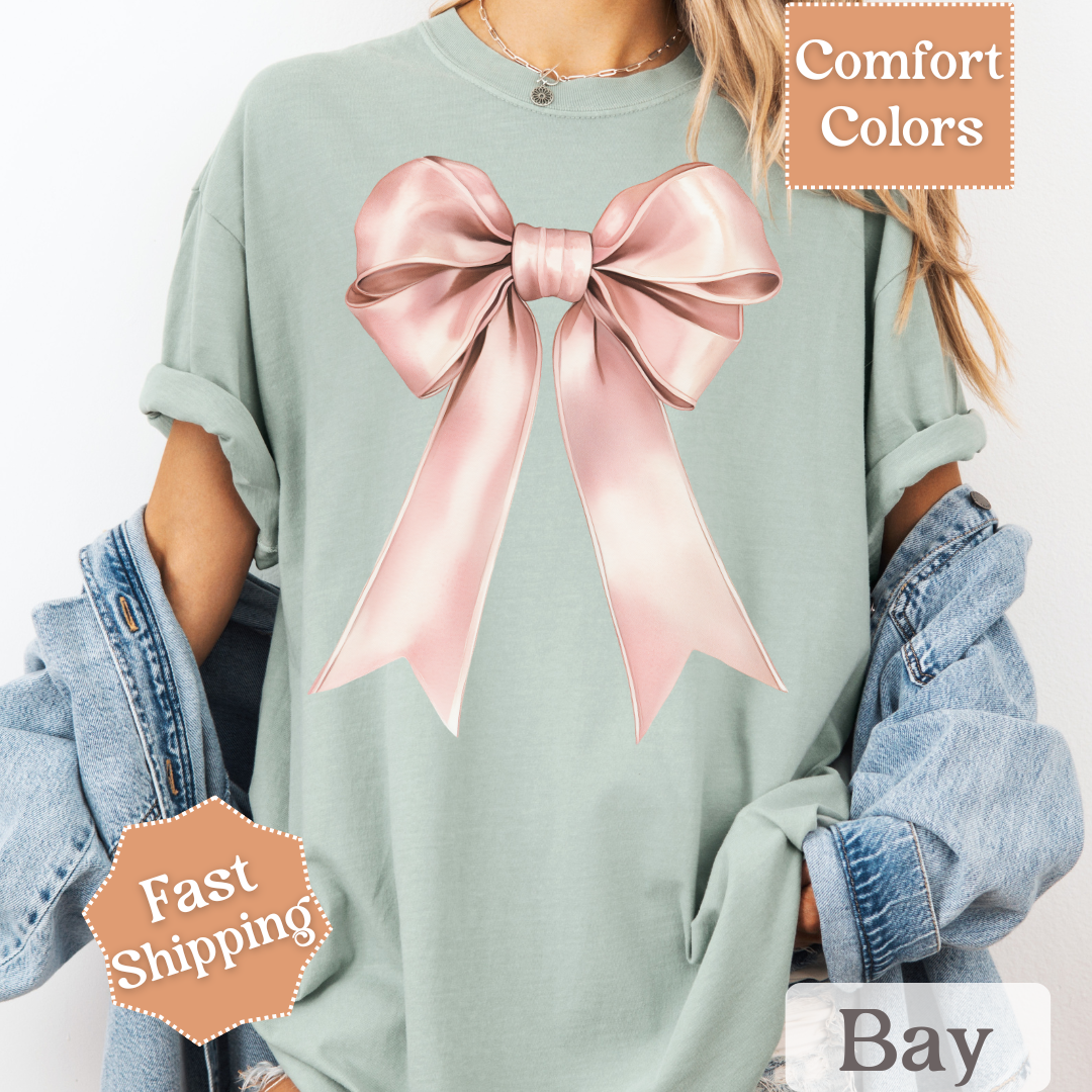 Pink Coquette Bow T-shirt