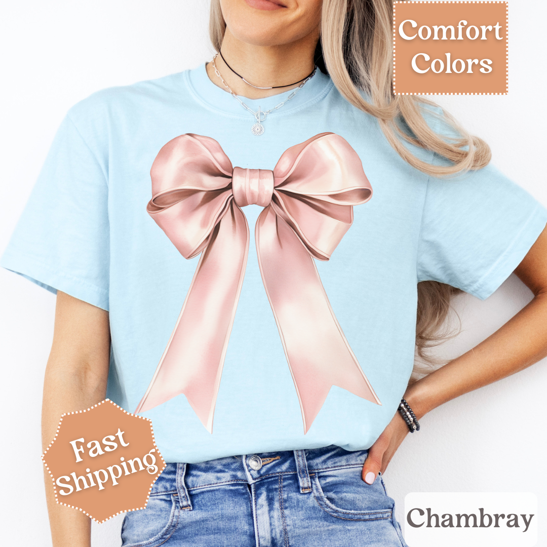 Pink Coquette Bow T-shirt