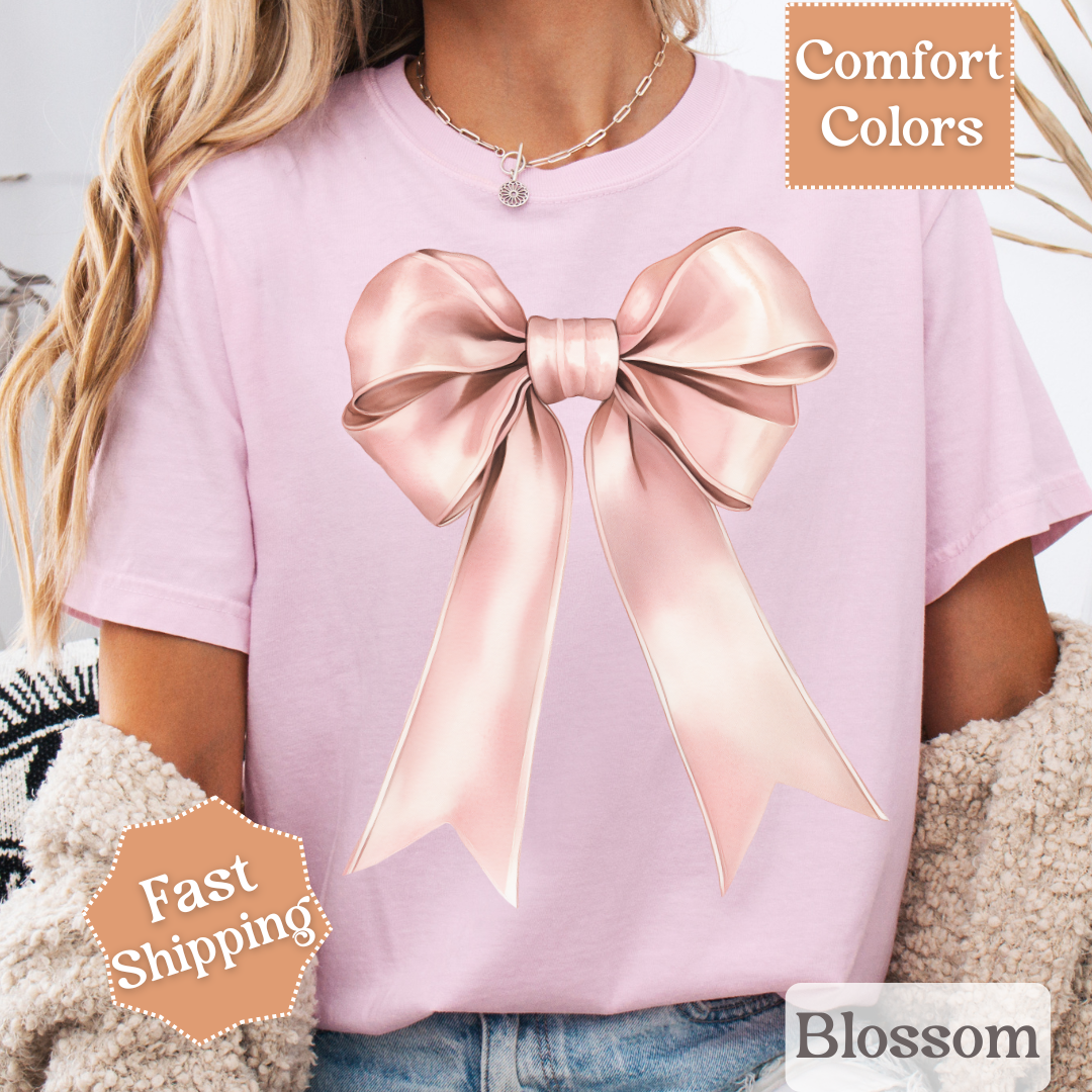 Pink Coquette Bow T-shirt