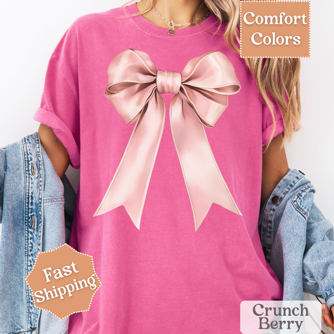 Pink Coquette Bow T-shirt