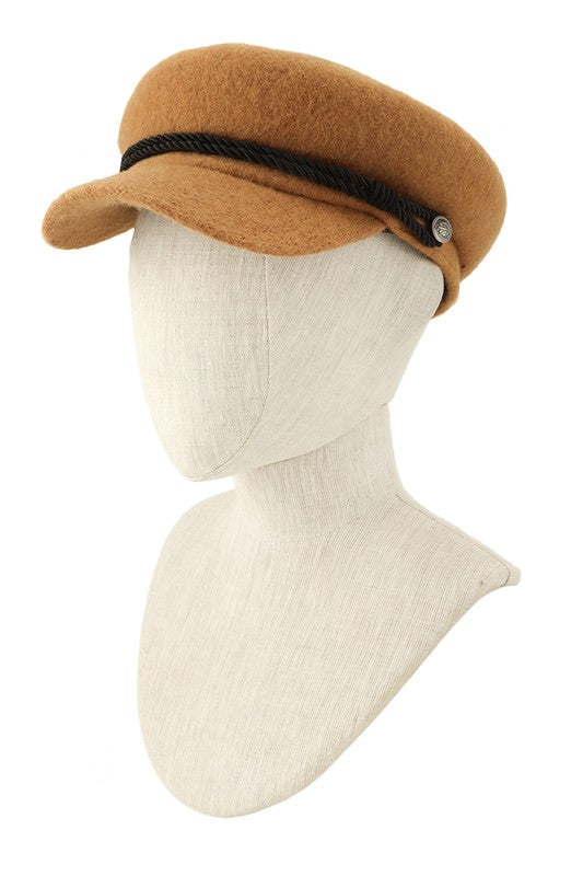 Twisted String Decorated Beret