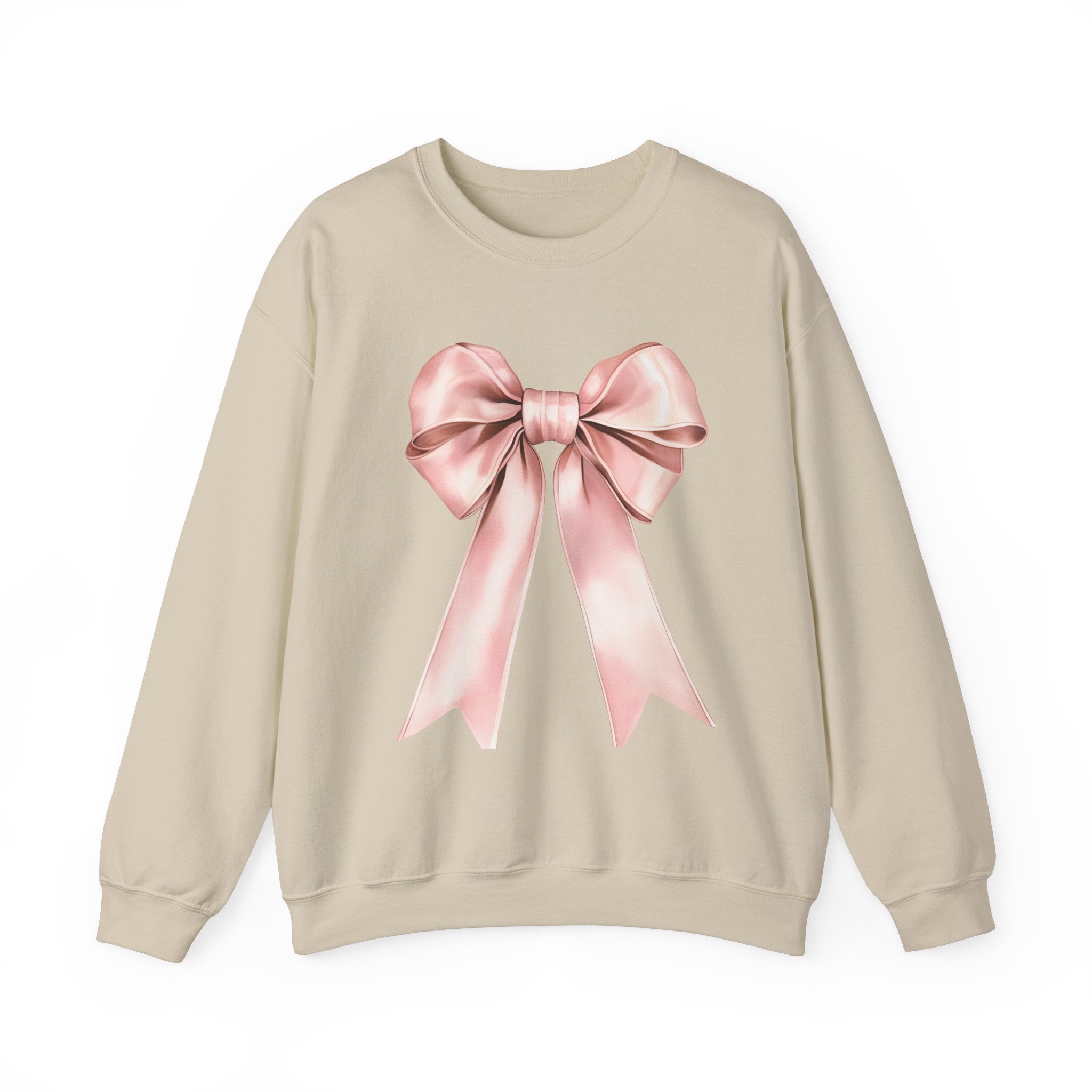 Light Pink Coquette Bow Sweatshirt