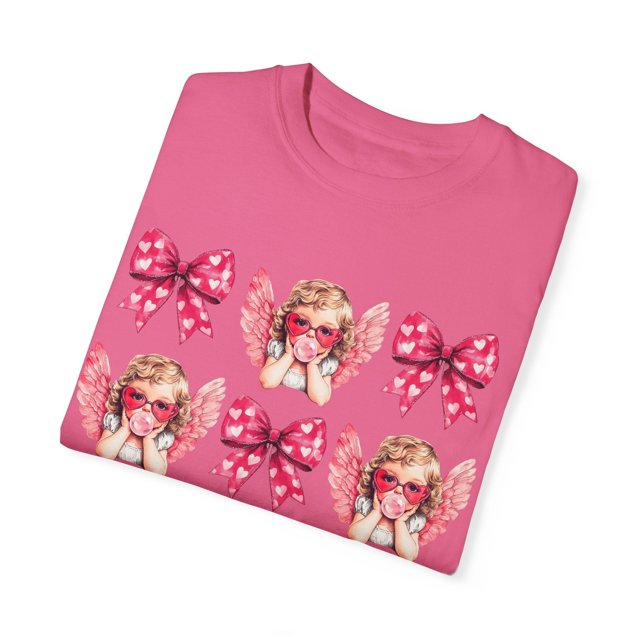 Cupid Coquette Bow T-Shirt, Valentine&