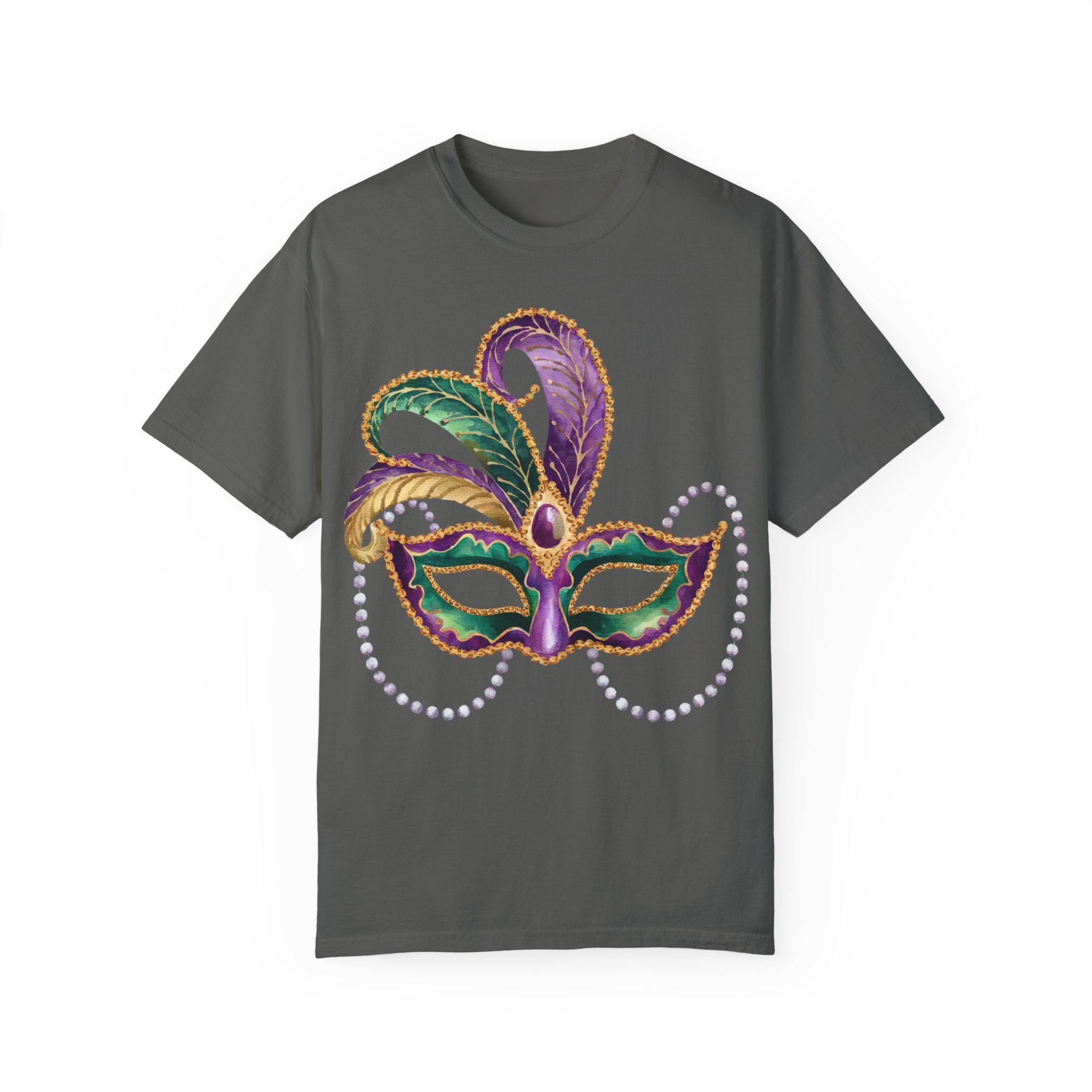 Mardi Gras Mask T-Shirt, Maskarade Tee, Fat Tuesday Women&