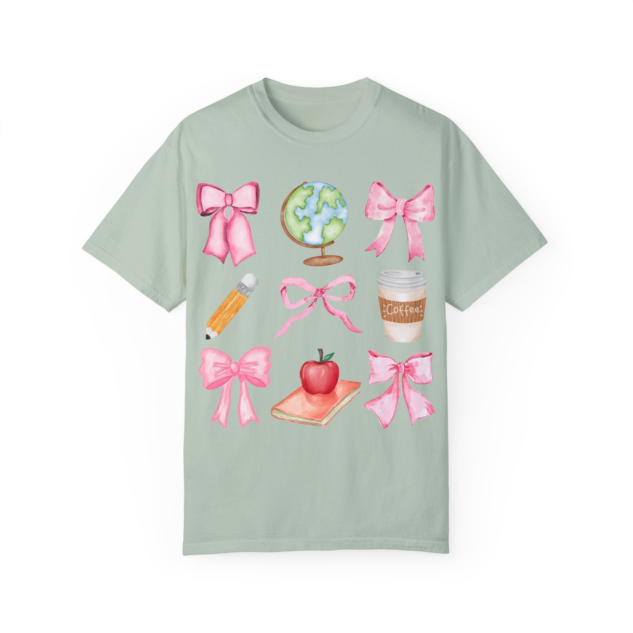 Coquette Bow T-Shirt for Teachers, Teacher Tee with Coquette Bows
