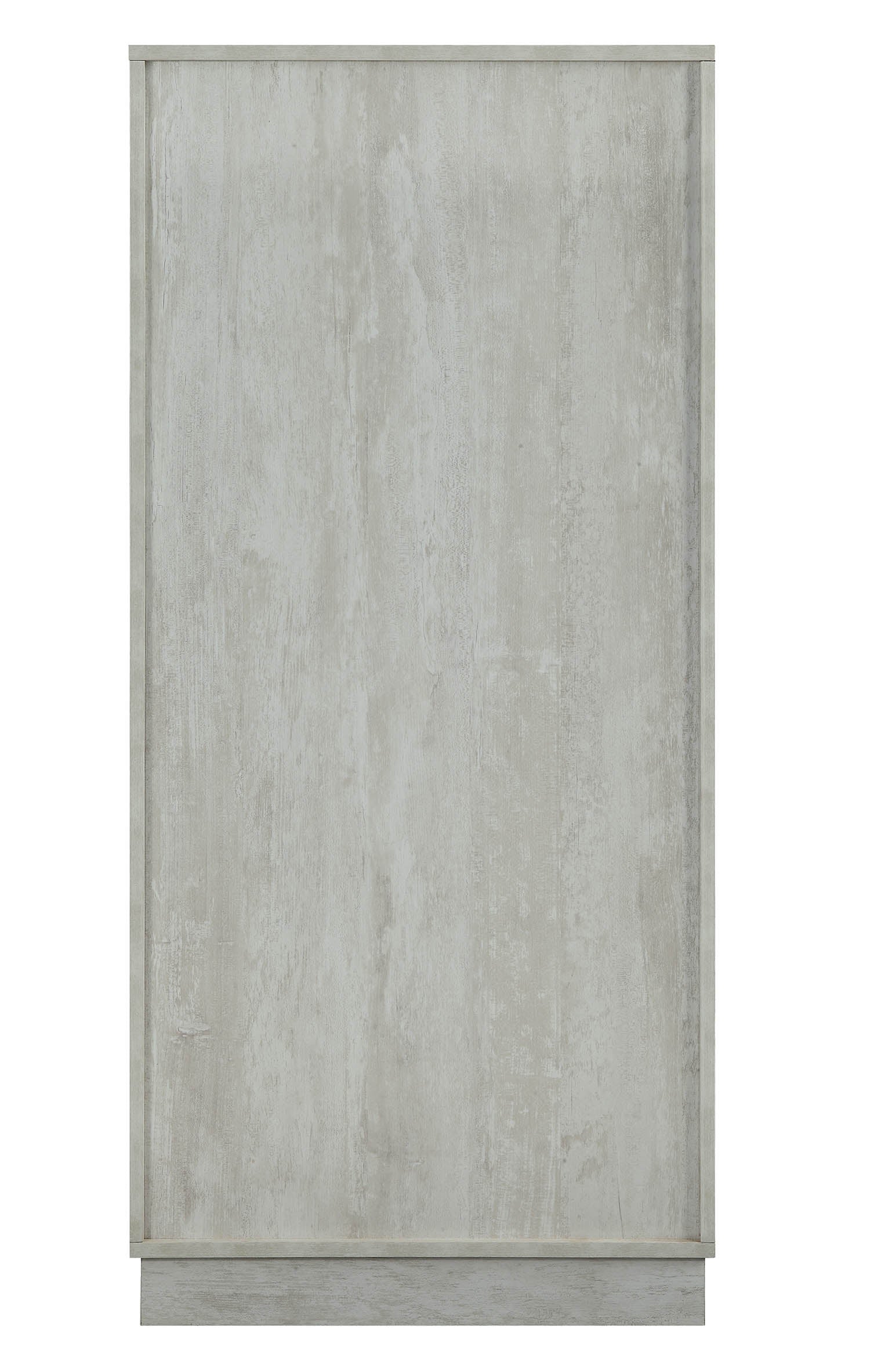 24" X 20" X 52" Wine Cabinet In Antique White - Mdf-2