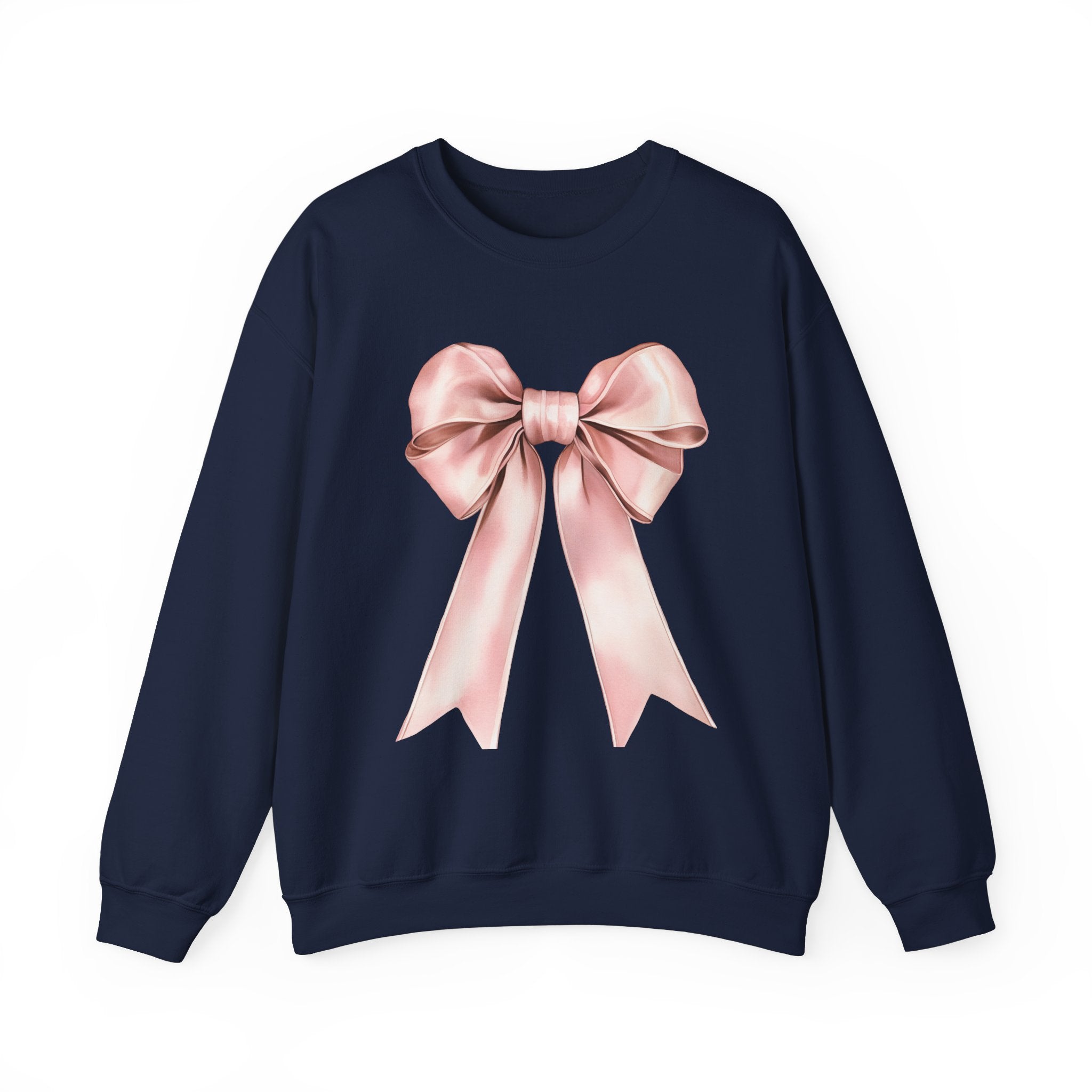 Light Pink Coquette Bow Sweatshirt