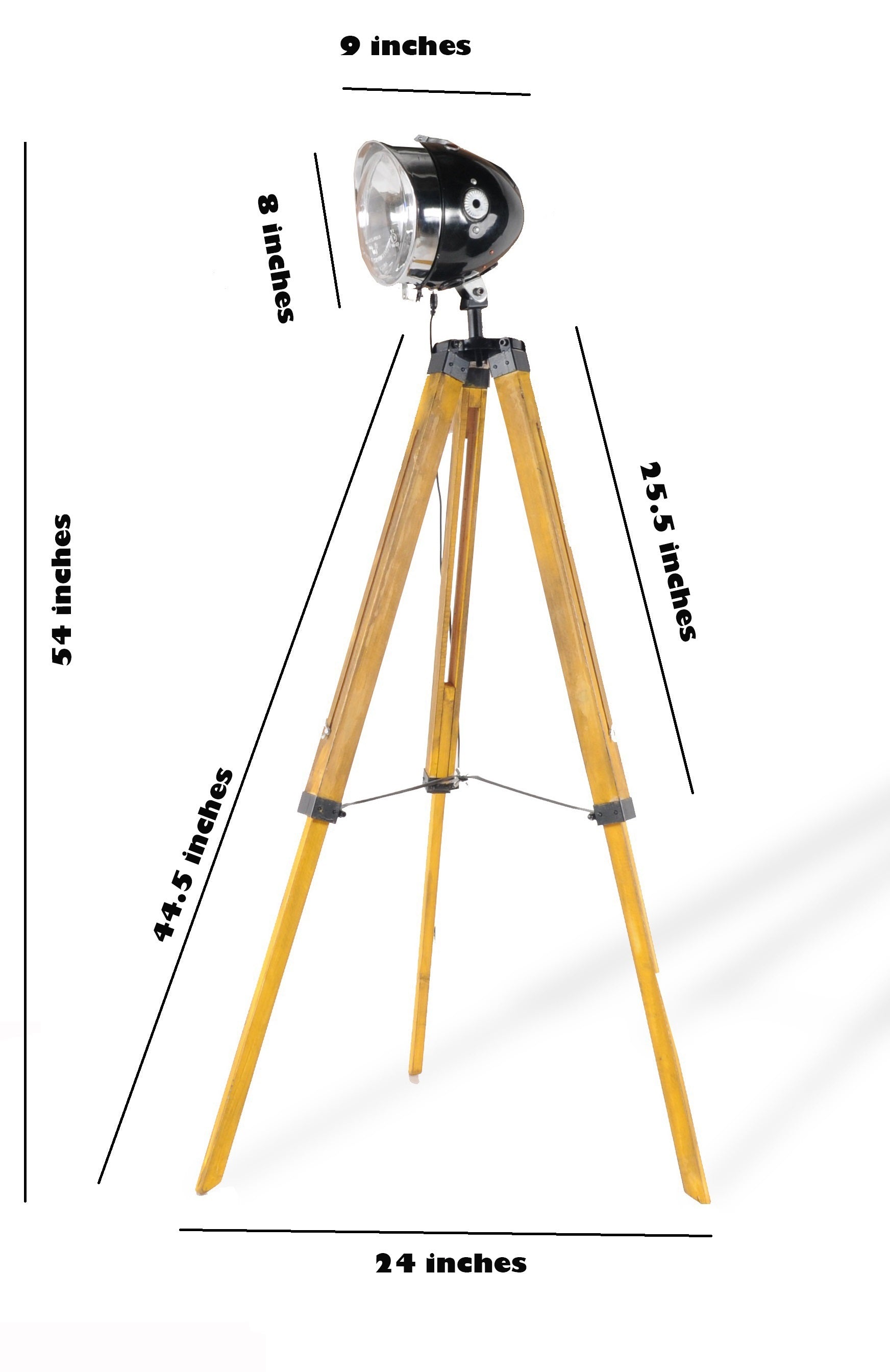 10" x 10" x 35" Jawa Lamp with Tripod-5