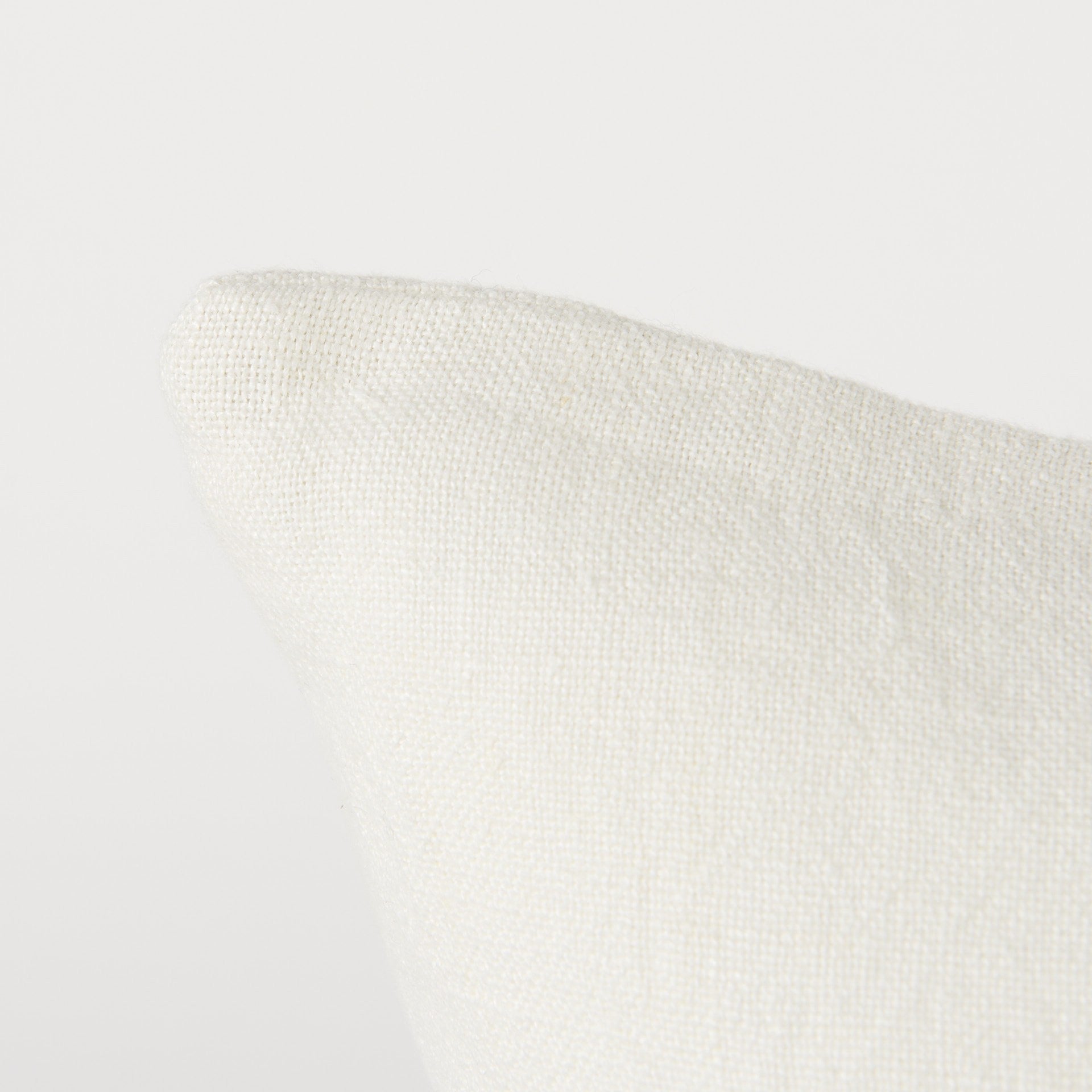 off white Pillow Cover with Ash Gray Stripes-5