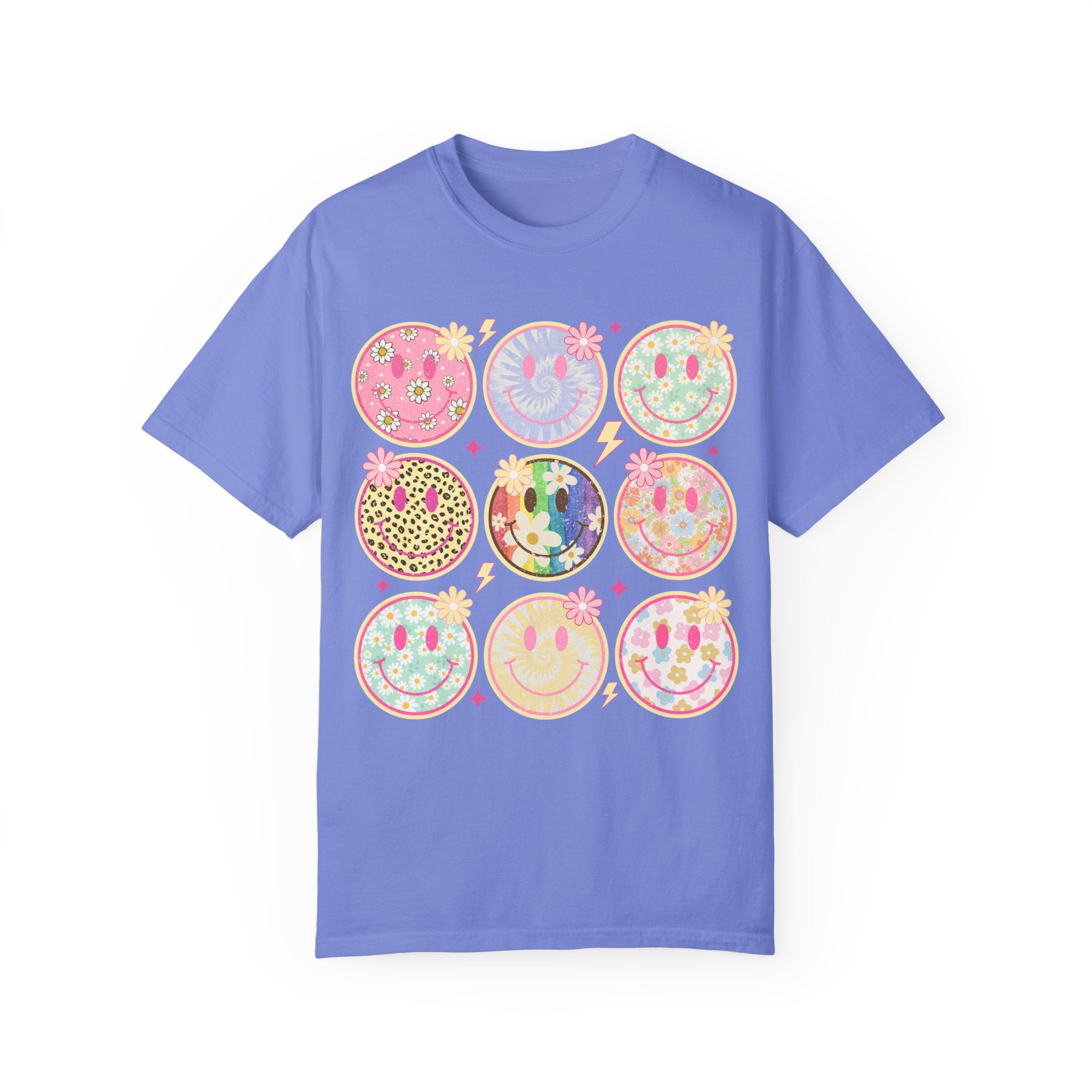 Smiley Face Tee, Happy Face T-Shirt, Positive Smile Top
