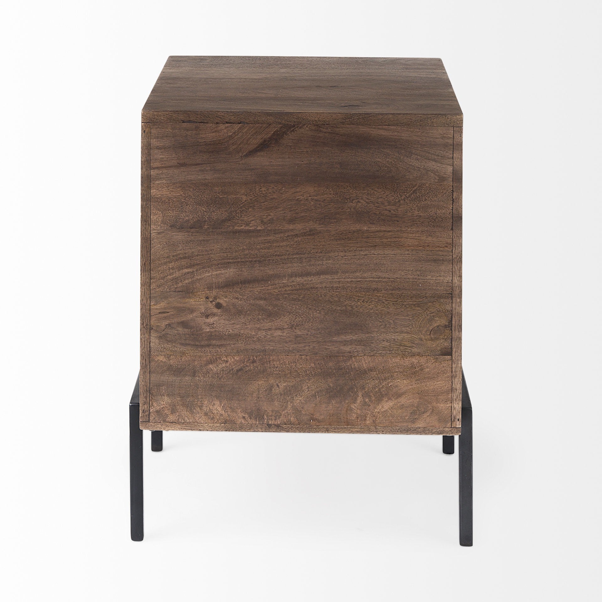 24" Brown Solid Wood Square End Table-5
