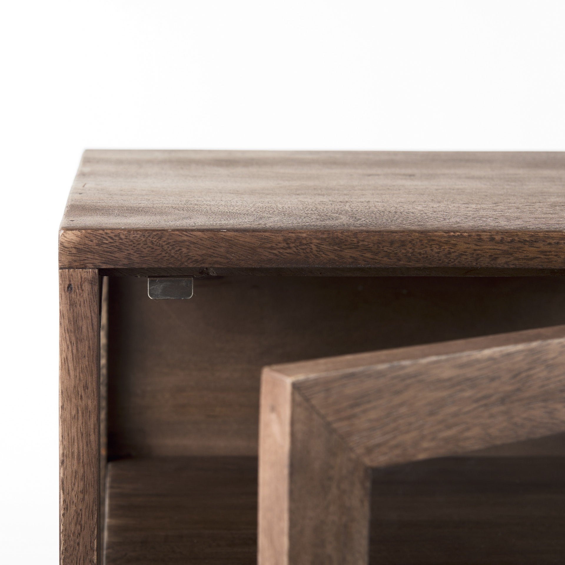24" Brown Solid Wood Square End Table-6