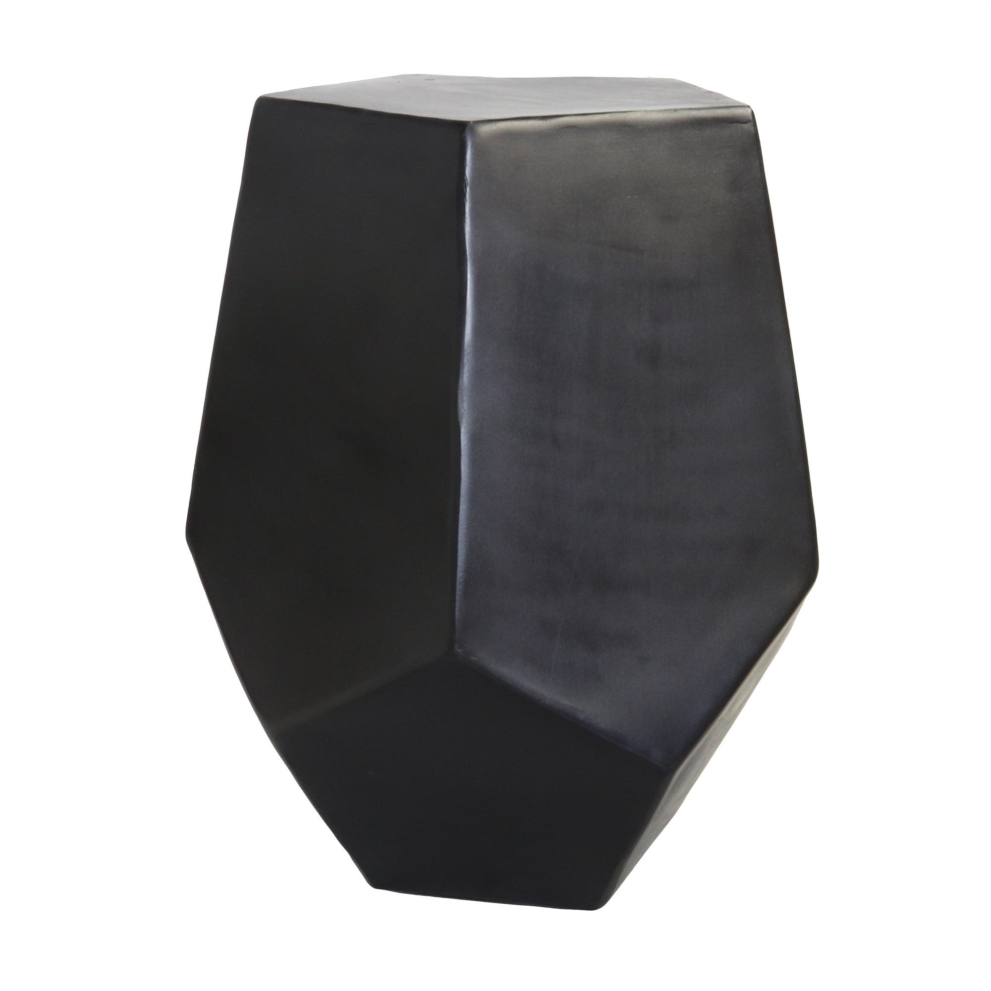 Cast Aluminum Hexagonal Drum Table-2