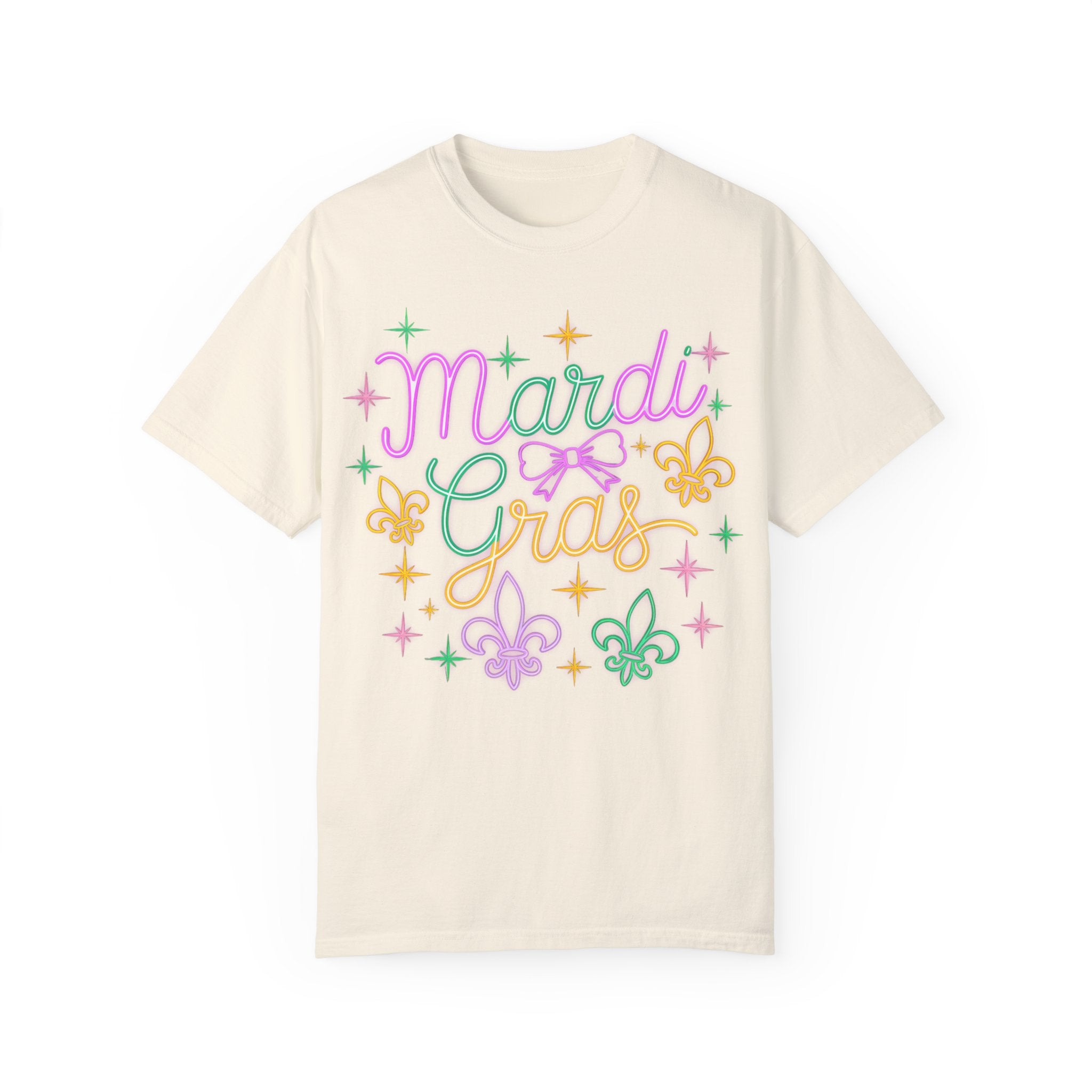 Mardi Gras T-Shirt, Fleur De Lis Tee, Fat Tuesday Women&