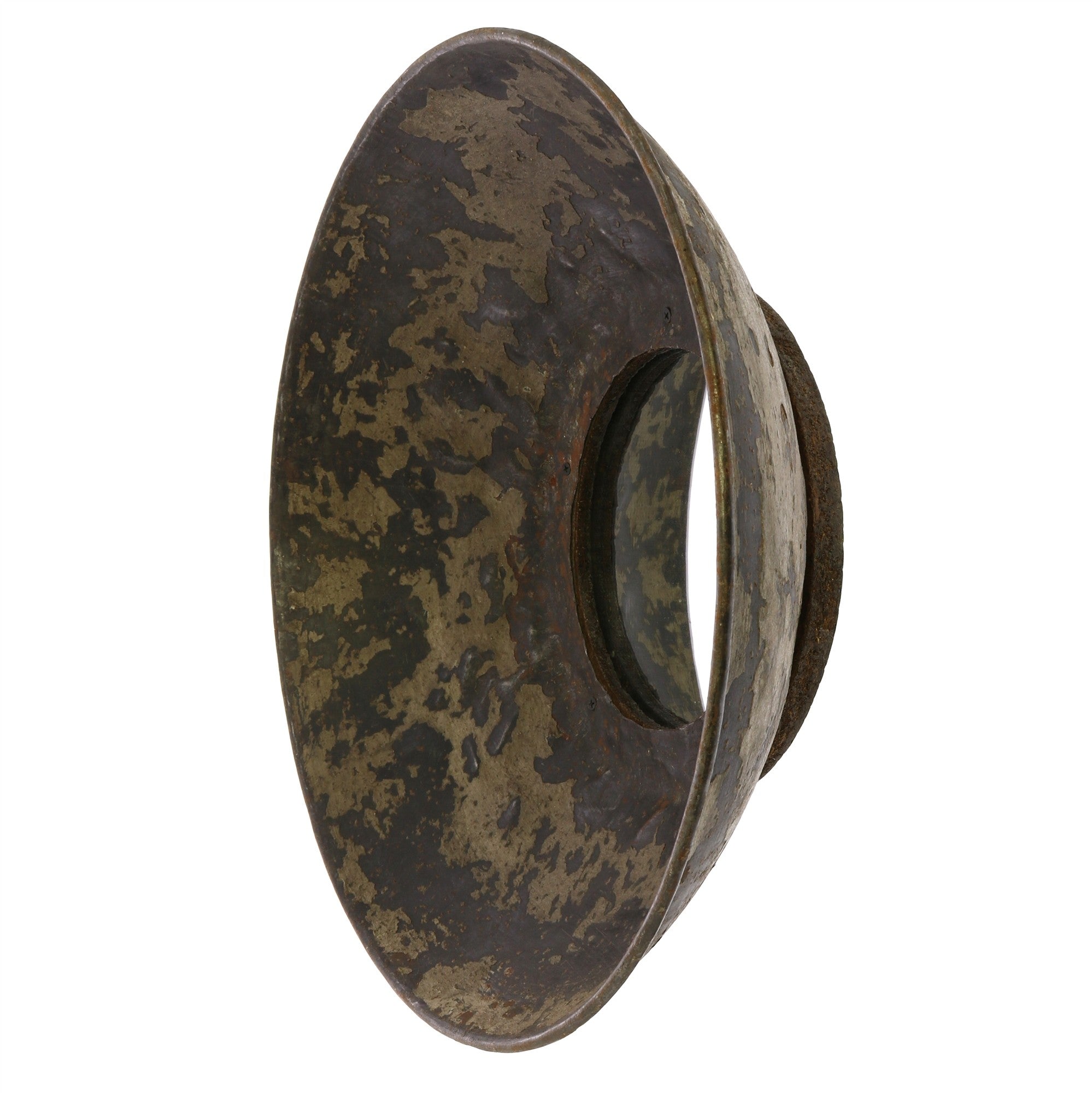 Jumbo Metal Bowl Wall Mirror-0