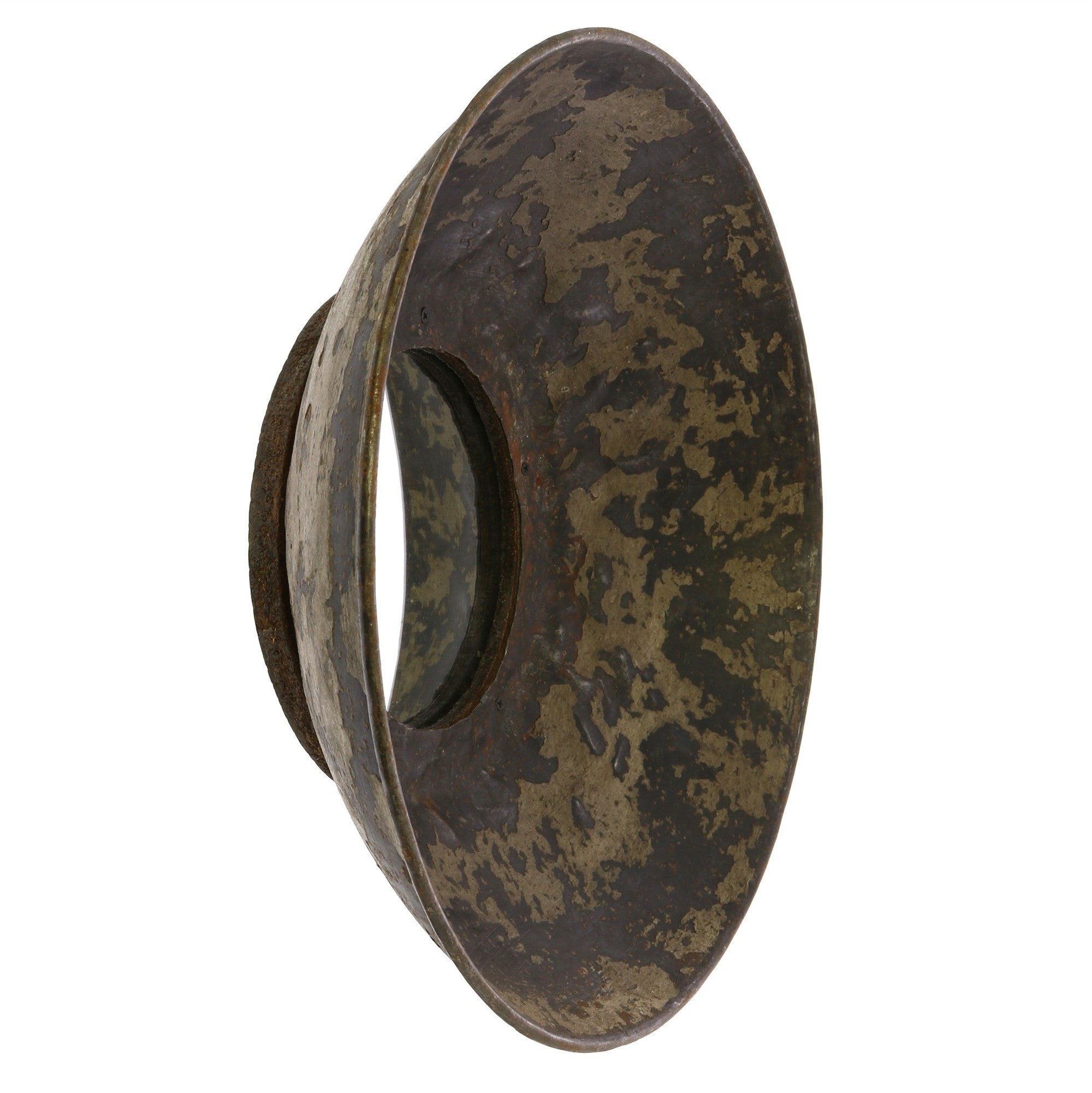 Jumbo Metal Bowl Wall Mirror-1