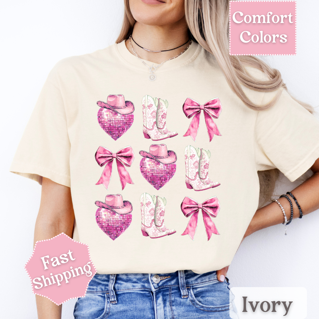 Howdy Valentine T-Shirt, Cowgirl Valentine&