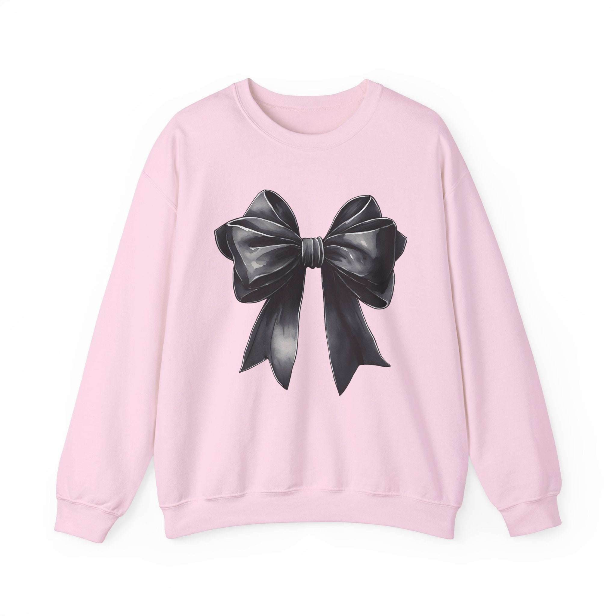 Black Coquette Bow Sweatshirt
